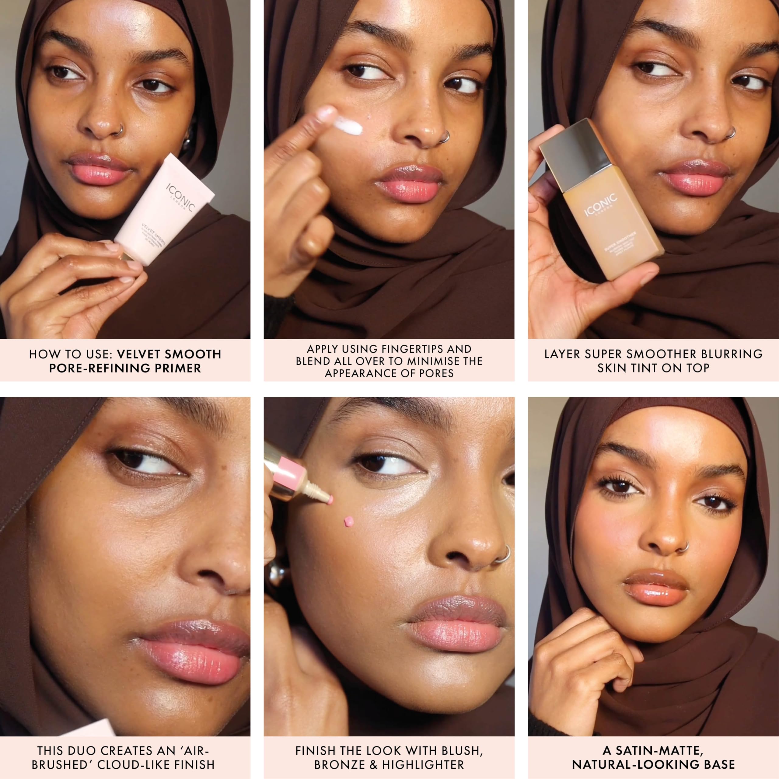 ICONIC LONDON Velvet Smooth Pore-Refining Primer | Whipped, Balmy Primer, Diffuses Pores, Cruelty-Free, Vegan Makeup, 1.01 Fl oz ICONIC LONDON buy supplements canada