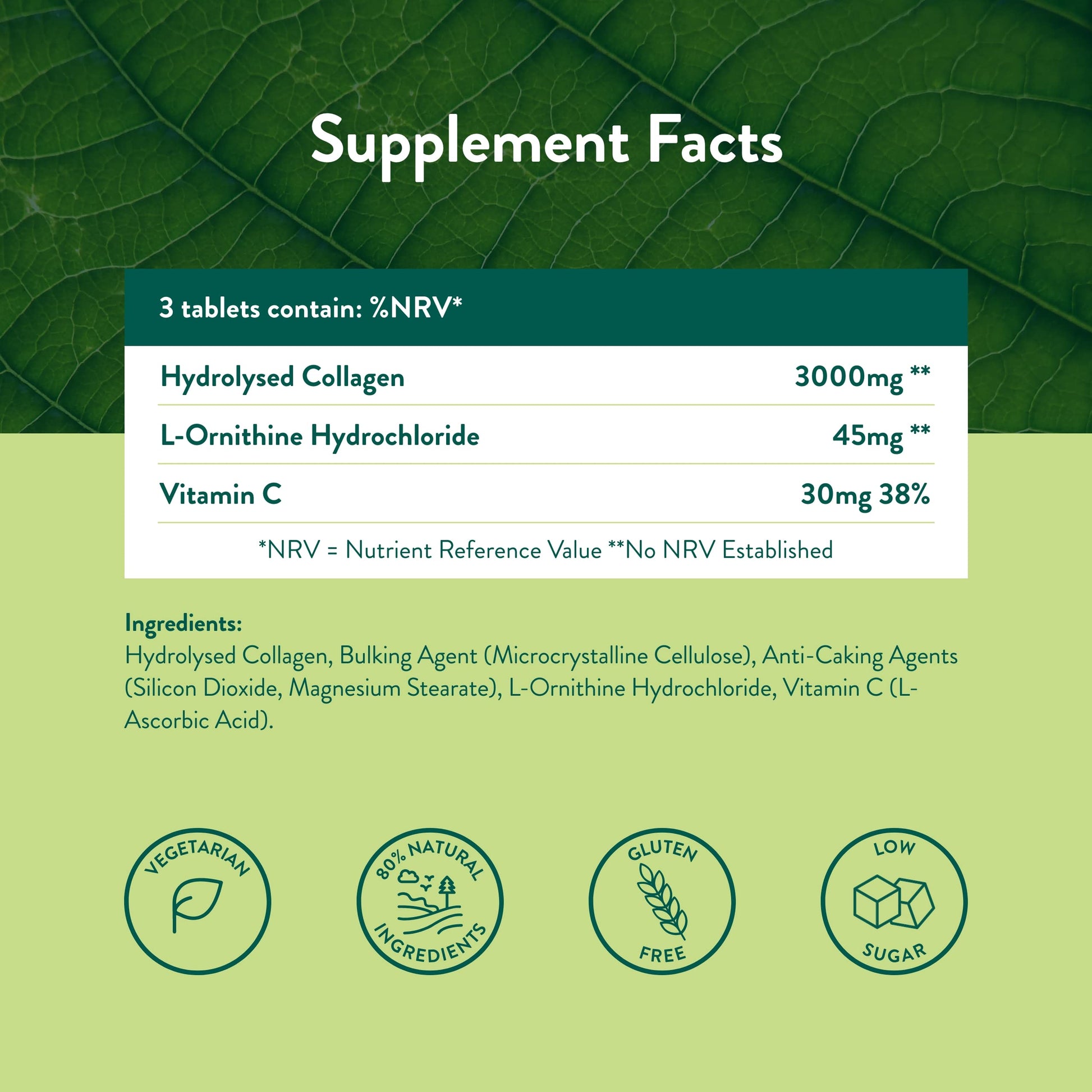 Holland & Barrett Bovine Collagen Tablet 3000mg - Type I Collagen Peptides - Hydrolysed Collagen with Vitamin C - Hair, Skin & Nails Holland & Barrett buy supplements canada