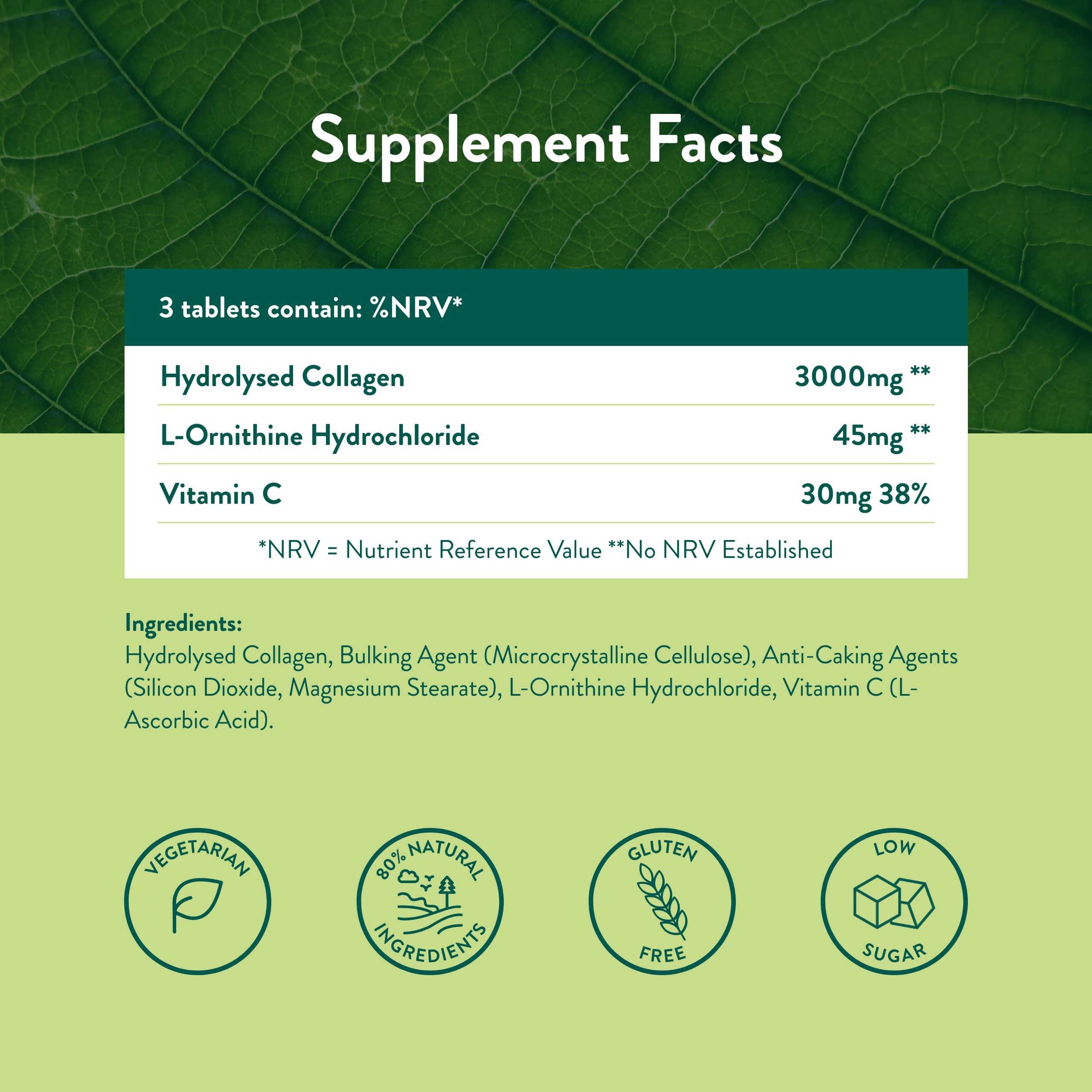 Holland & Barrett Bovine Collagen Tablet 3000mg - Type I Collagen Peptides - Hydrolysed Collagen with Vitamin C - Hair, Skin & Nails Holland & Barrett buy supplements canada