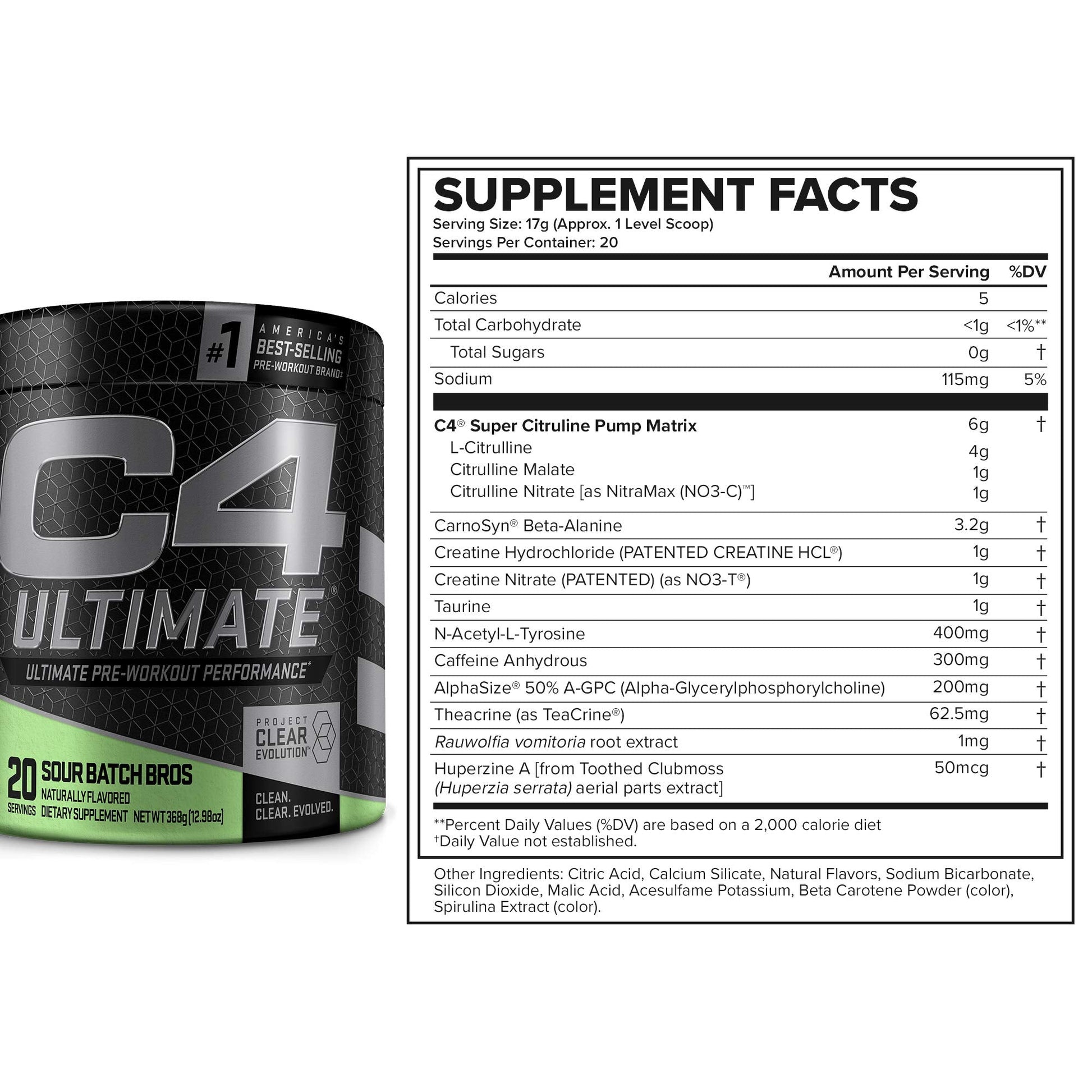 Cellucor C4 Ultimate Pre Workout Powder Sour Batch Bros - Sugar Free Preworkout Energy Cellucor buy supplements canada