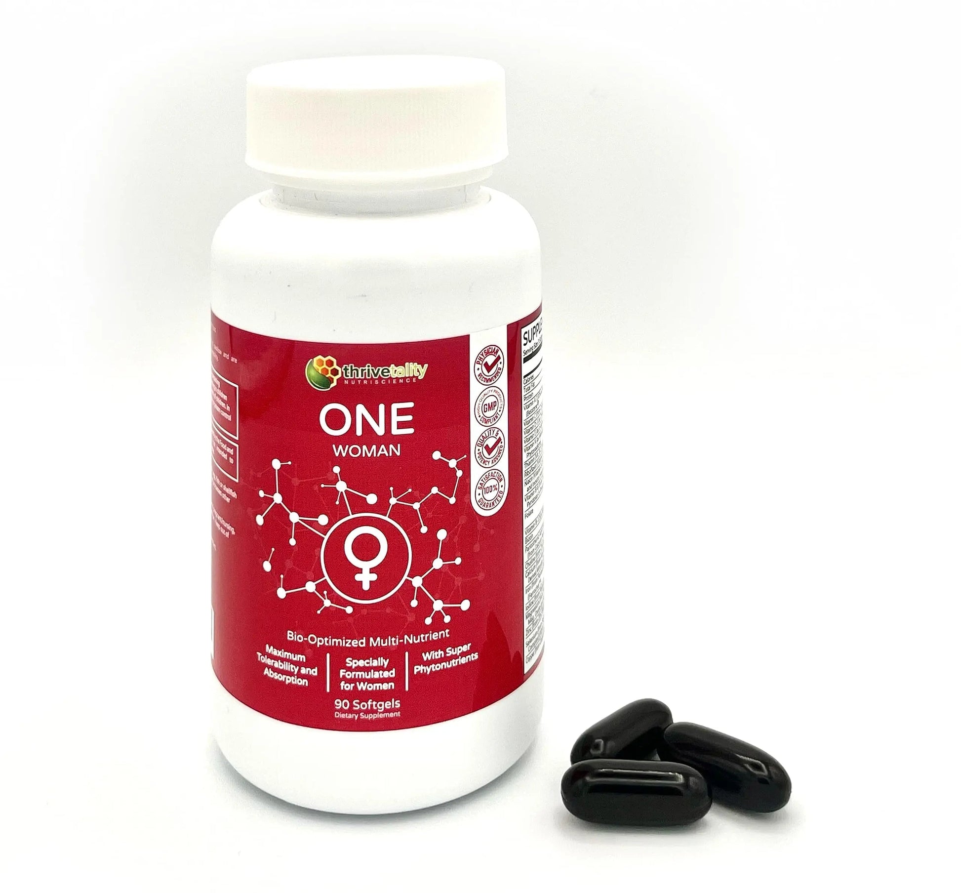ONE Woman Bio-Optimized Multi-Nutrient by Thrivetality | Women's Multivitamin | #1 Physician Formulated | Science Based | Clinically Proven | Thrivetality Nutriscience buy supplements canada