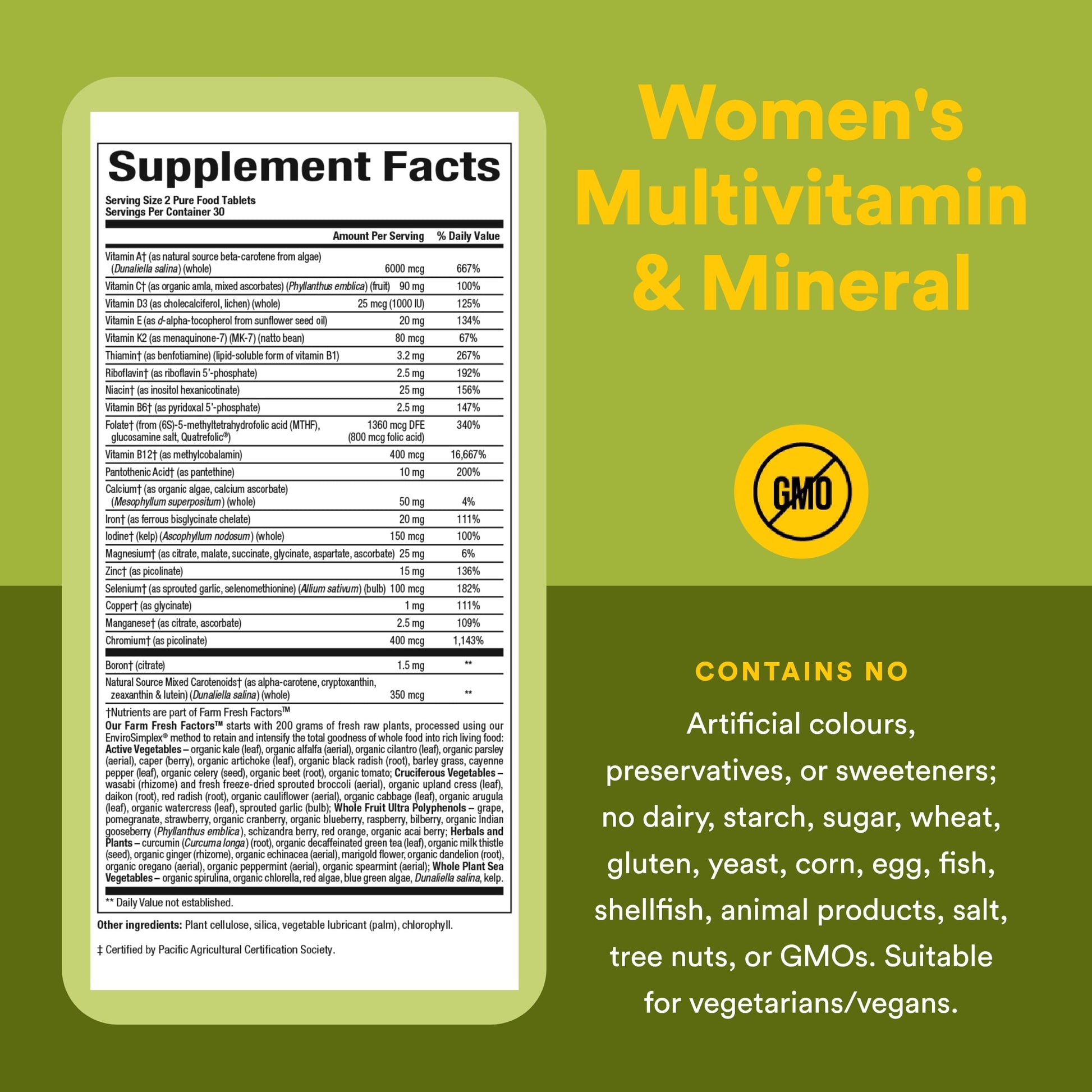 Whole Earth & Sea from Natural Factors, Women's Multivitamin & Mineral, Whole Food Supplement, Vegan, 60 tablets (30 servings) Natural Factors buy supplements canada
