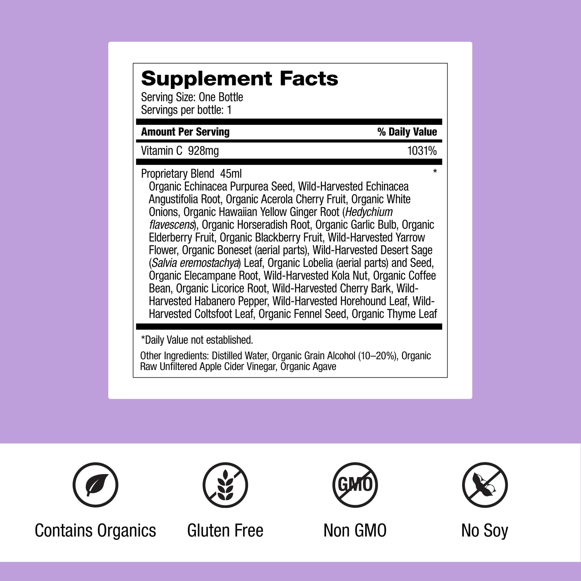 Dr. Schulze's Herbal Shot | Organic Extract | Gluten-Free & Non-GMO for Immune System Support | Total 9 Fl. Oz. | 6 Servings Dr. Schulze's buy supplements canada