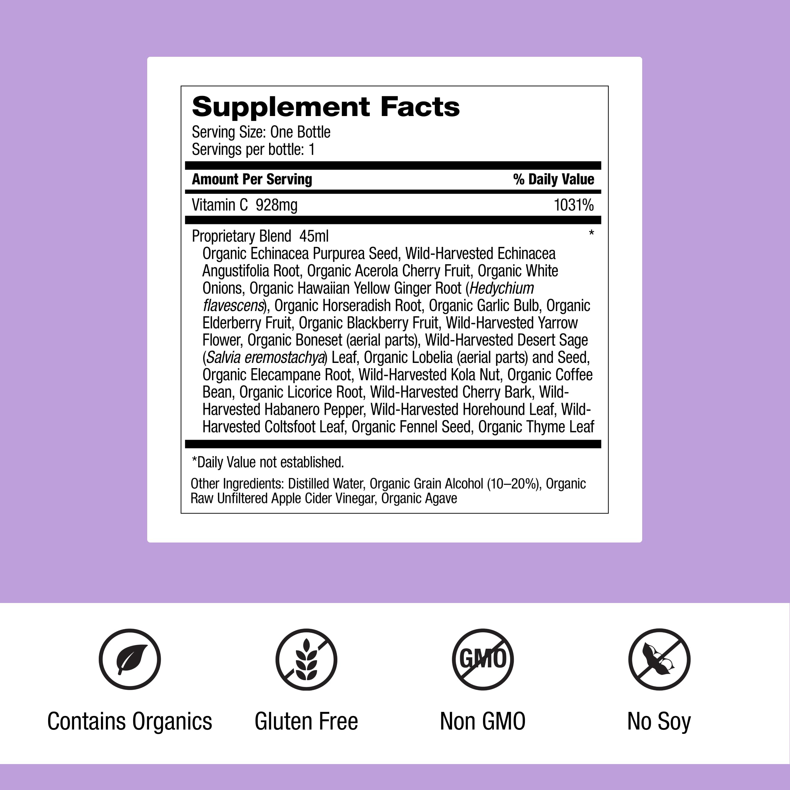 Dr. Schulze's Herbal Shot | Organic Extract | Gluten-Free & Non-GMO for Immune System Support | Total 9 Fl. Oz. | 6 Servings Dr. Schulze's buy supplements canada