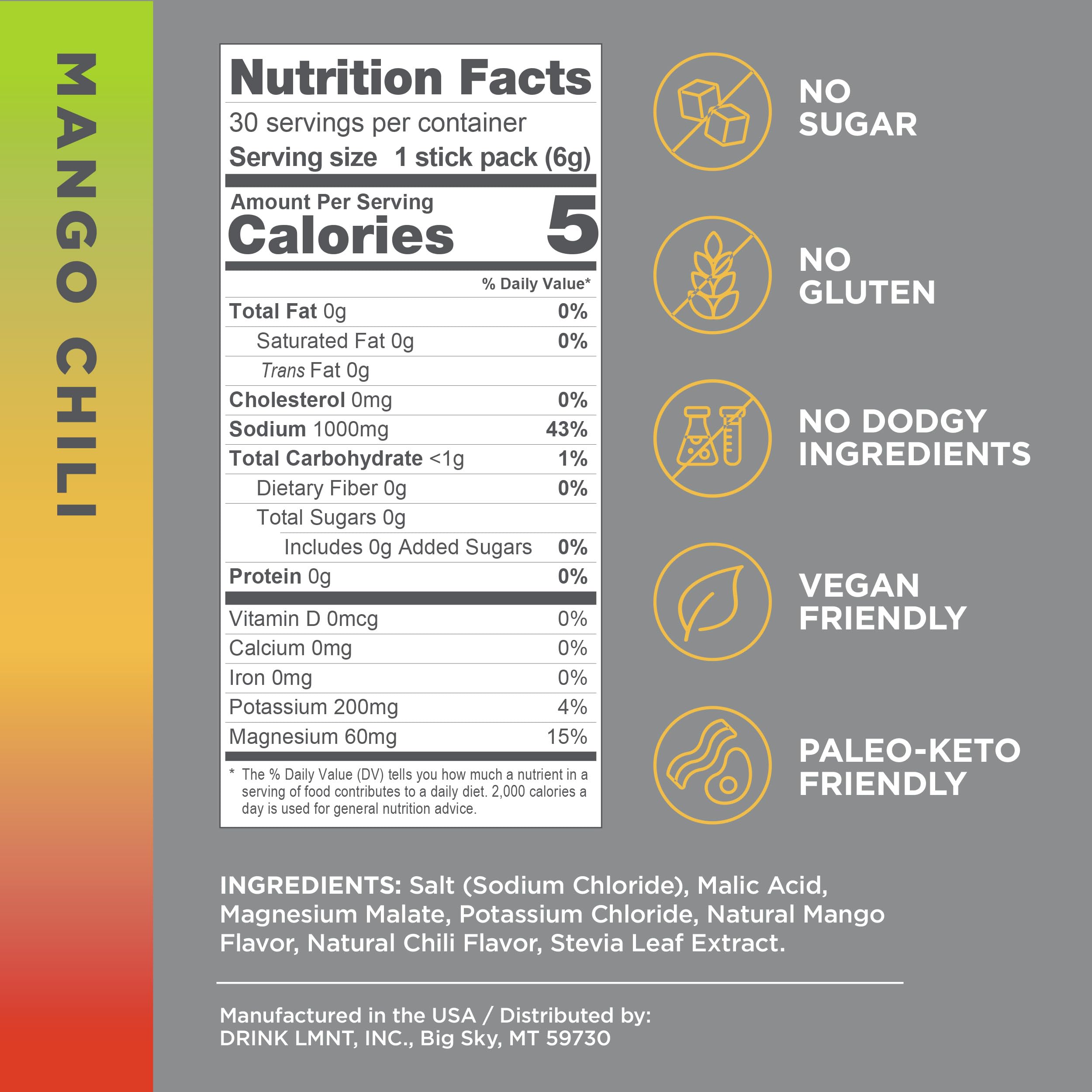 LMNT Keto Electrolyte Powder Packets | Paleo Hydration Powder | No Sugar, No Artificial LMNT ELEMENTAL LABS buy supplements canada