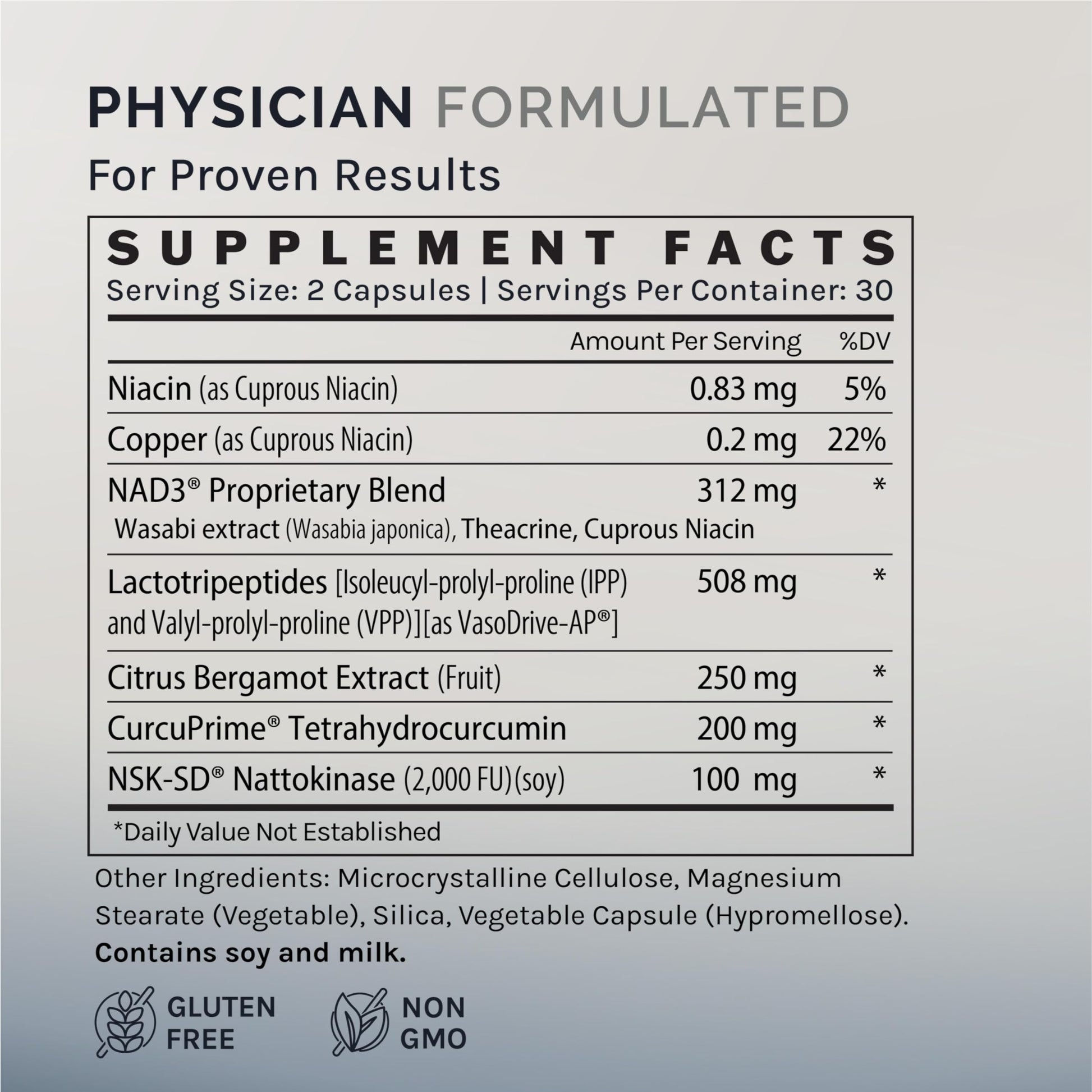 InfiniWell InfinWell Cardio Prime+ Heart Health Supplements - Antioxidants & Innovative Peptides for Cardiometabolic Health - NAD3 & Nattokinase for A Healthy Heart & Metabolic Balance (60 Capsules) InfiniWell buy supplements canada