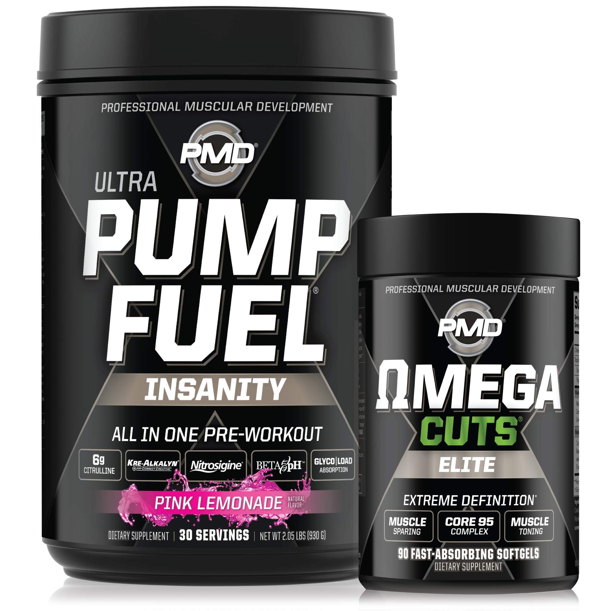PMD Sports Ultra Pump Fuel Insanity - Pre Workout – Pink Lemonade (30 Servings) Sports PMD buy supplements canada