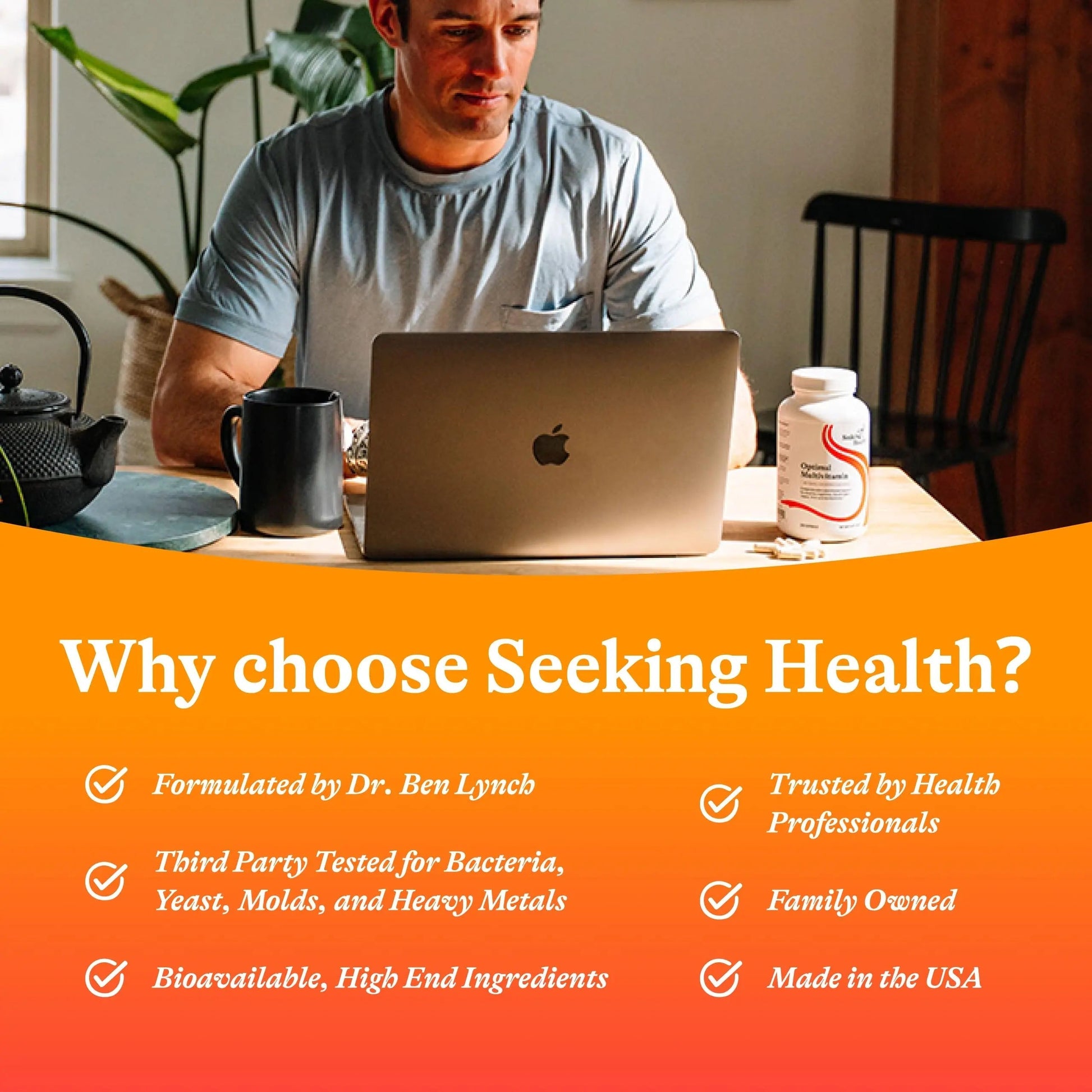 Seeking Health Optimal Multivitamin, Active B Vitamins and L-5-MTHF, Riboflavin, B6, Bioavailable Folate and B12, CoQ10 Seeking Health buy supplements canada