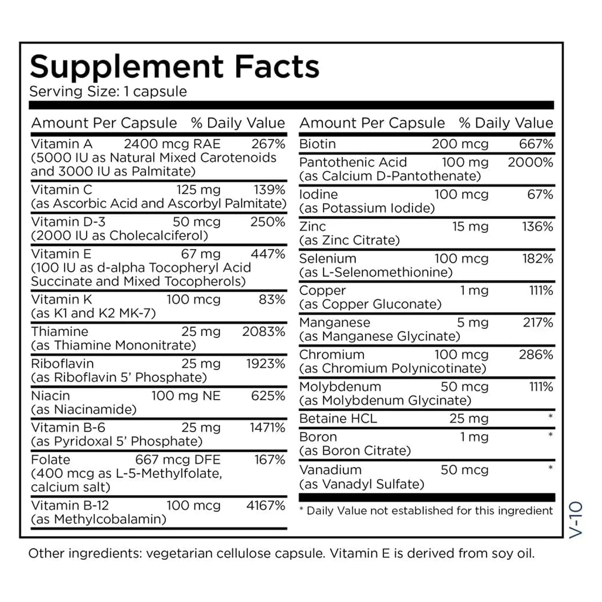 Metabolic Maintenance The Big One Plus Multivitamin without Iron - Iron Free Multivitamin for Women & Men with Vitamin A, C, Minerals Metabolic Maintenance buy supplements canada