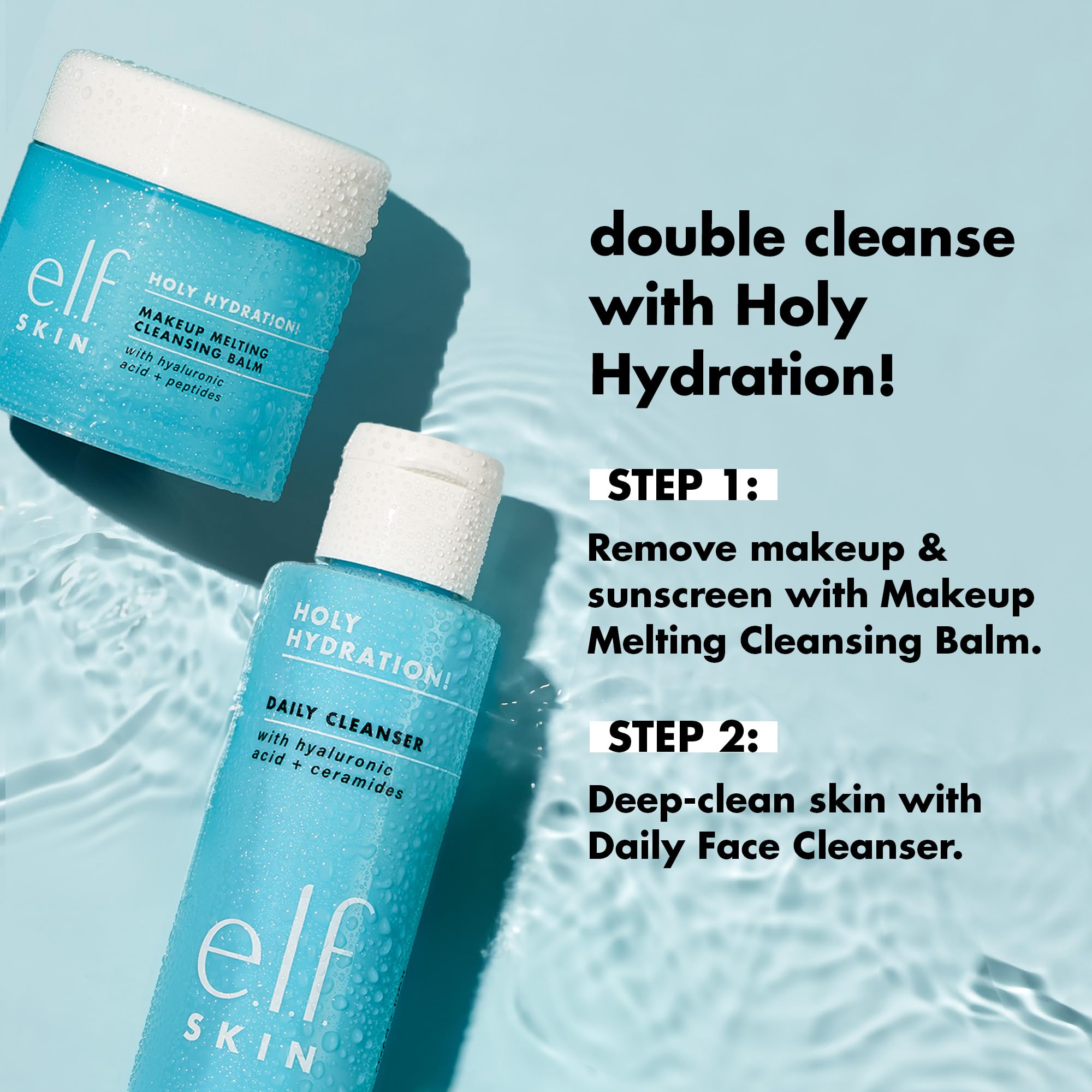 e.l.f. SKIN Holy Hydration! Daily Cleanser, Face Cleanser For Washing Away Excess Oil, Impurities & Makeup e.l.f. buy supplements canada