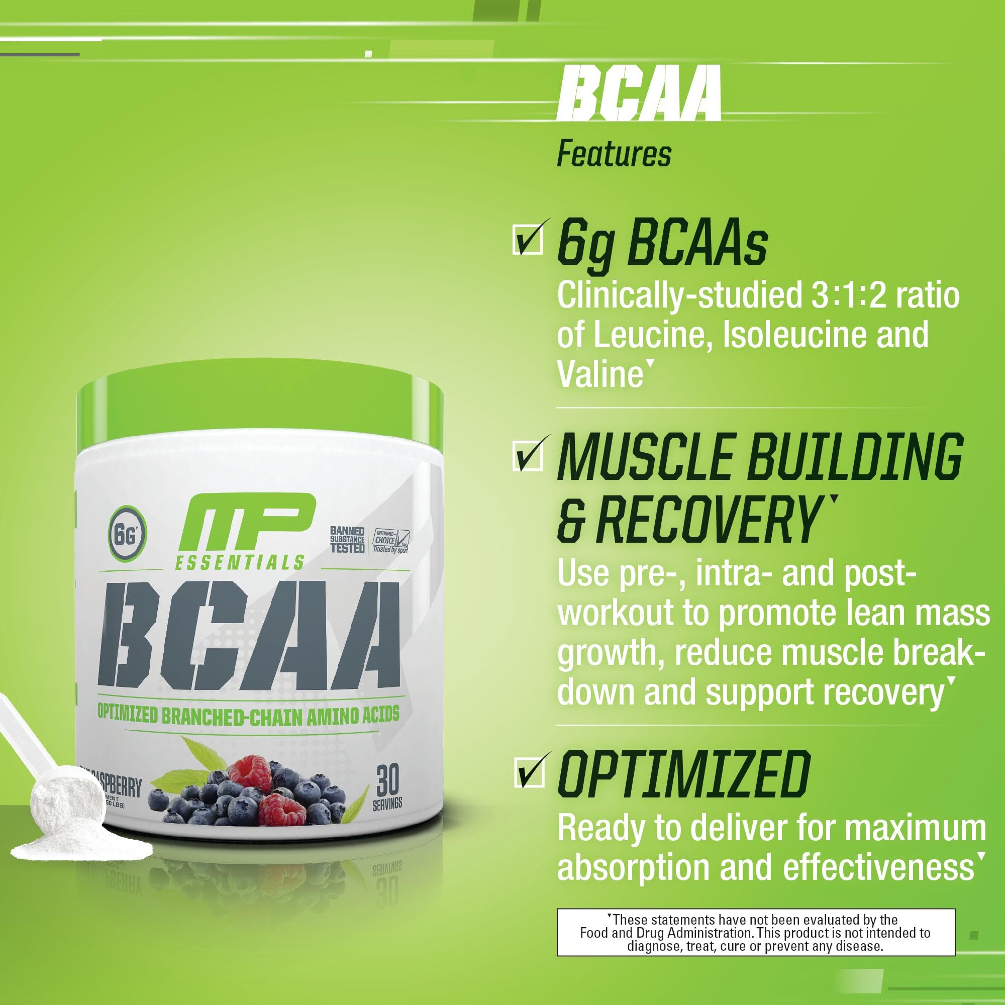 MusclePharm Essentials BCAA Powder, Pre & Post Workout Recovery Drink, Supports Muscle Pharm buy supplements canada