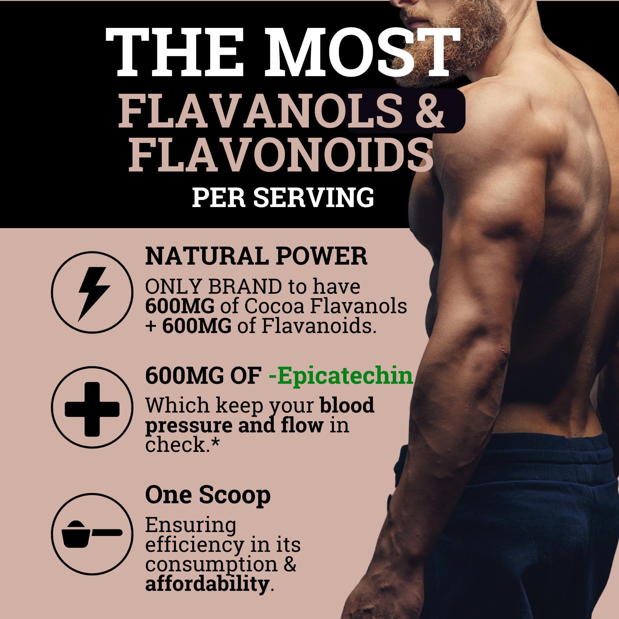 Black Forest High Flavanol Cocoa Powder (1200mg Flavanols & Flavonoids Supplements)10X More Flavanols (Epicatechin) Than Cocoa & 600mg of Epicatechin Supplement Black Forest buy supplements canada