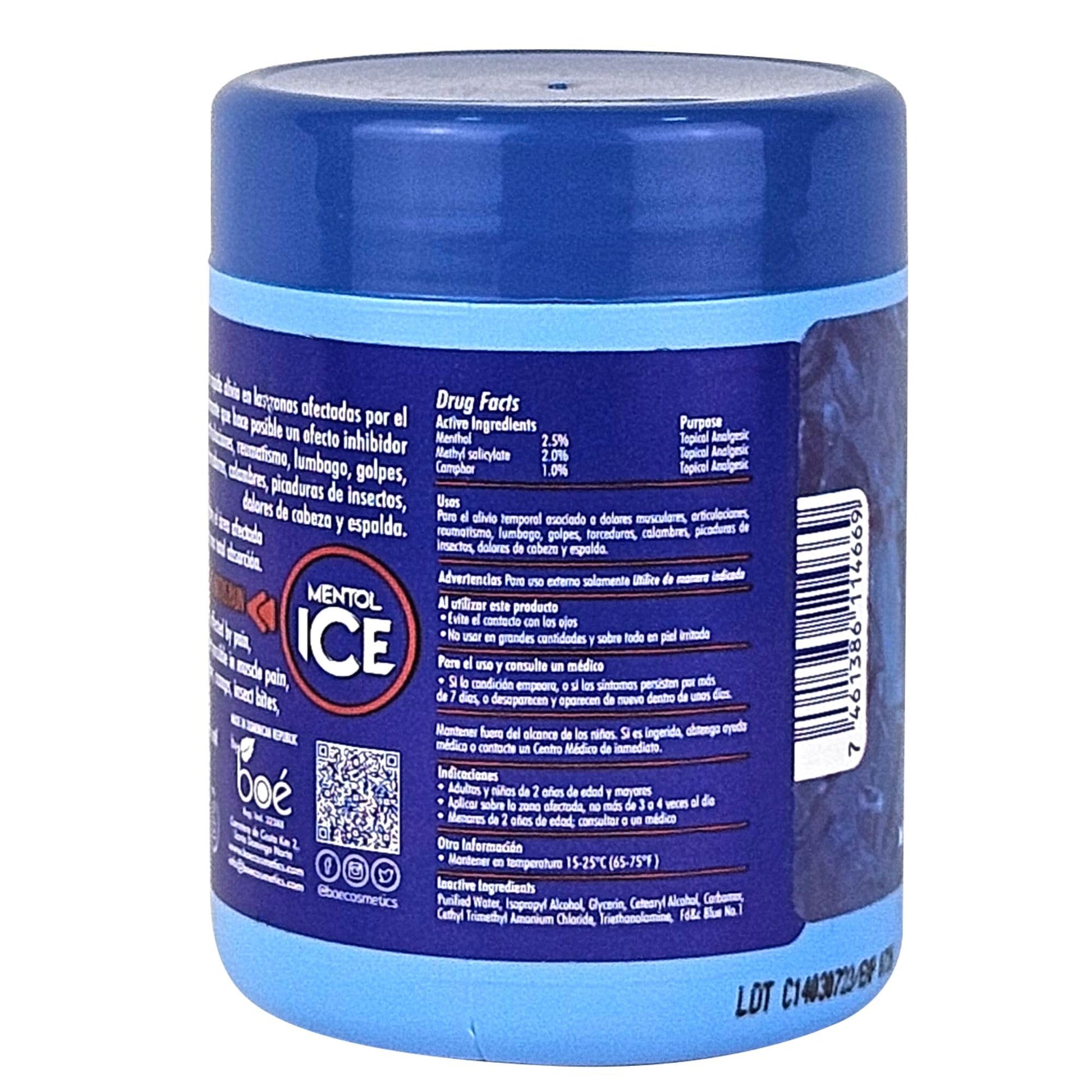 Mentol Ice Cold Gel – 8 oz Pain Relief Gel for Muscles & Joints – Fast-Acting Analgesic for Arthritis, Back Pain, Cramps, Sprains & Headaches – Non-Greasy & Quick Absorption BOÉ COSMETICS buy supplements canada