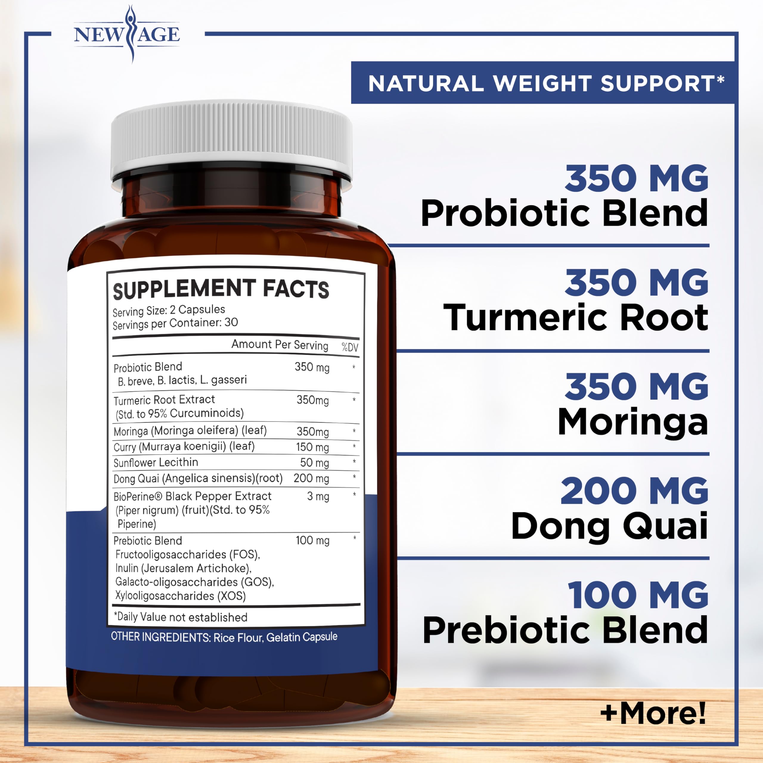 Pro Optimize Probiotics for Women, Menopause, 70 Billion CFU, Digestive Health - Relief for Bloating, Hot Flashes, Joint Support, Night Sweats - Gut Health & Metabolism - Dong Quai (120 (Pack of 2)) NEW AGE buy supplements canada