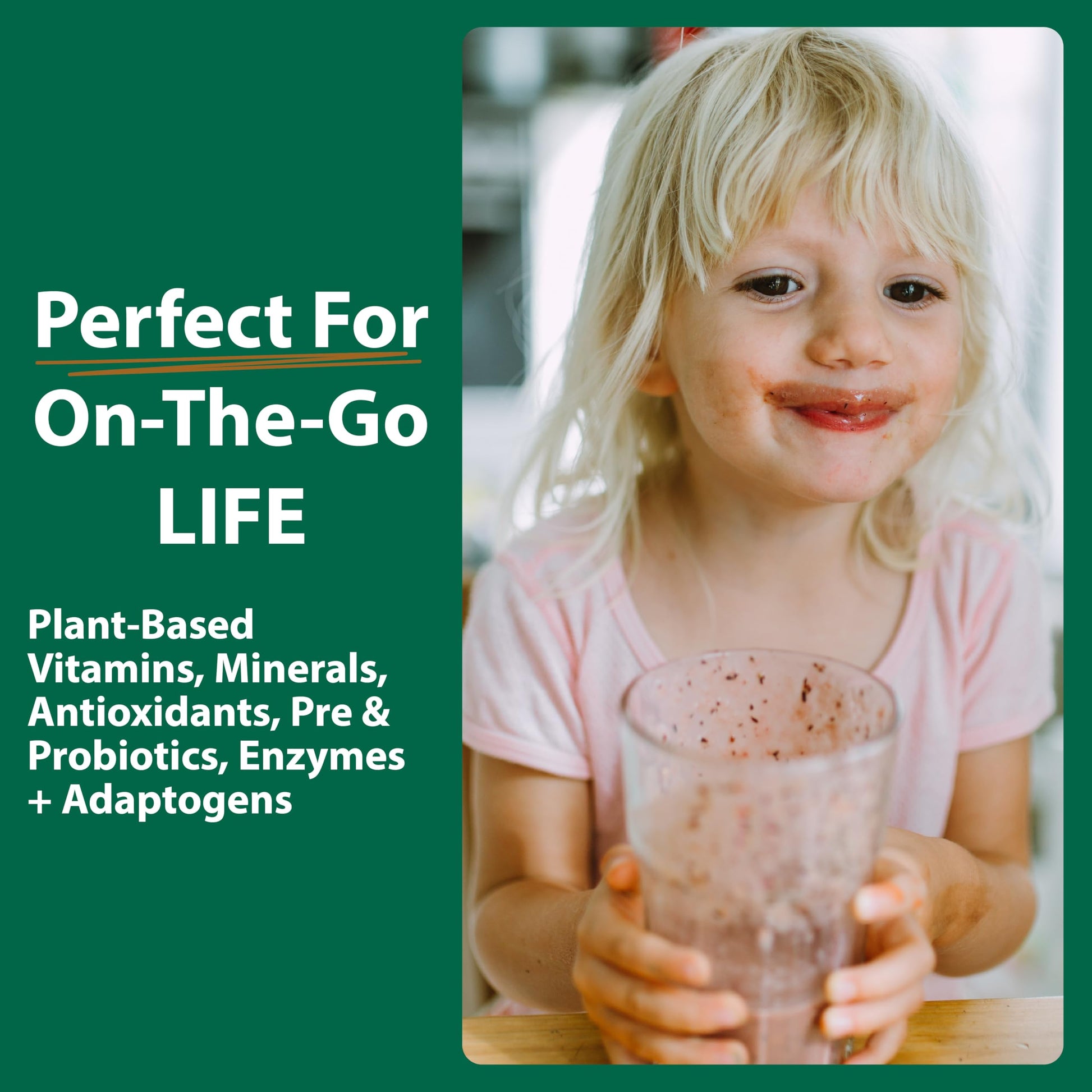 MacroLife Naturals MacroCoco Super Greens Drink, Chocolate Powder Superfood for Kids & Teens - Whole Food Fruit & Vegetable Multi-Vitamins Probiotics Digestive Enzymes & Fiber Supplement - 32 Servings MacroLife Naturals buy supplements canada