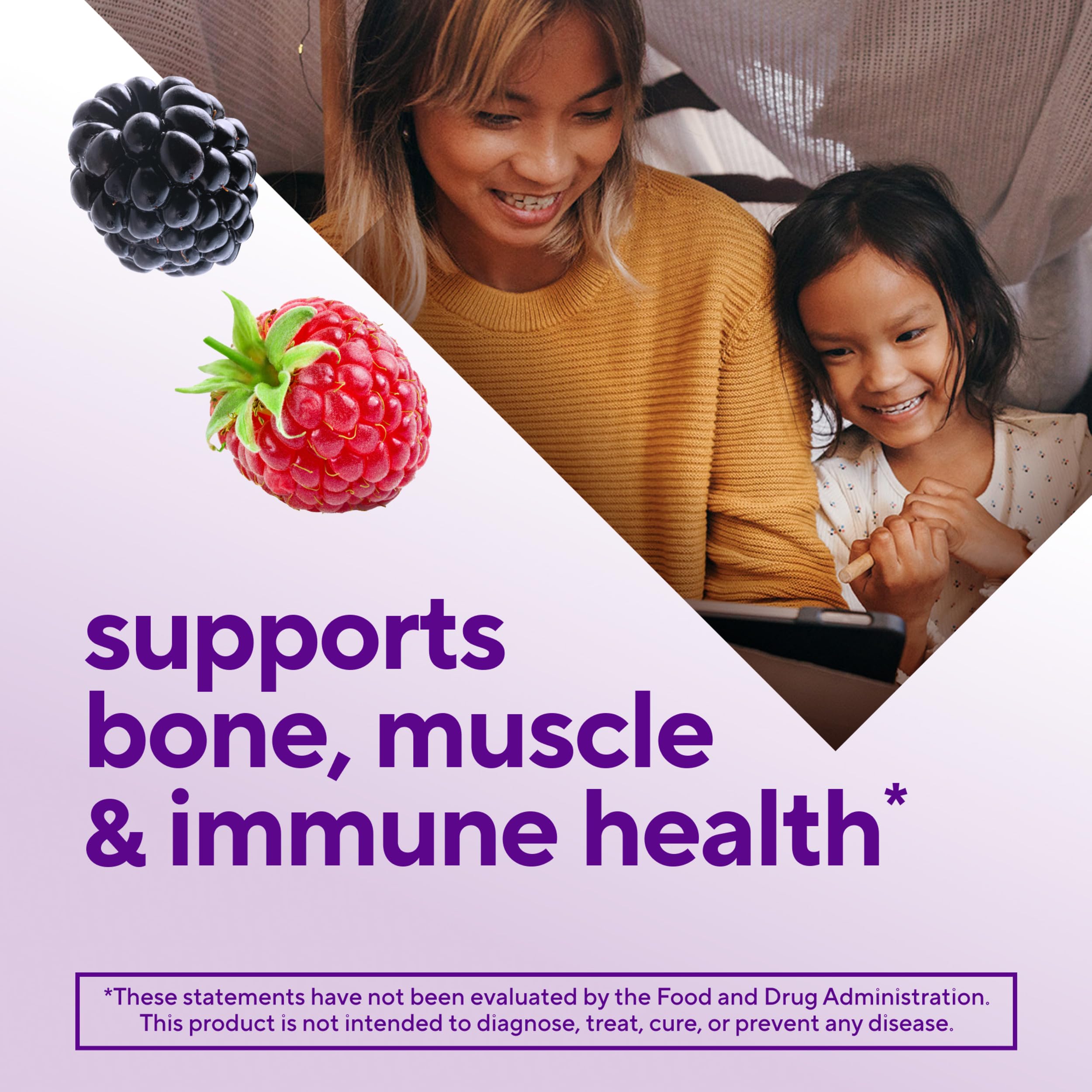 vitafusion Vitamin D3 Gummies, Bone and Immune Support, Peach, Blackberry, Strawberry Flavored Vitafusion buy supplements canada