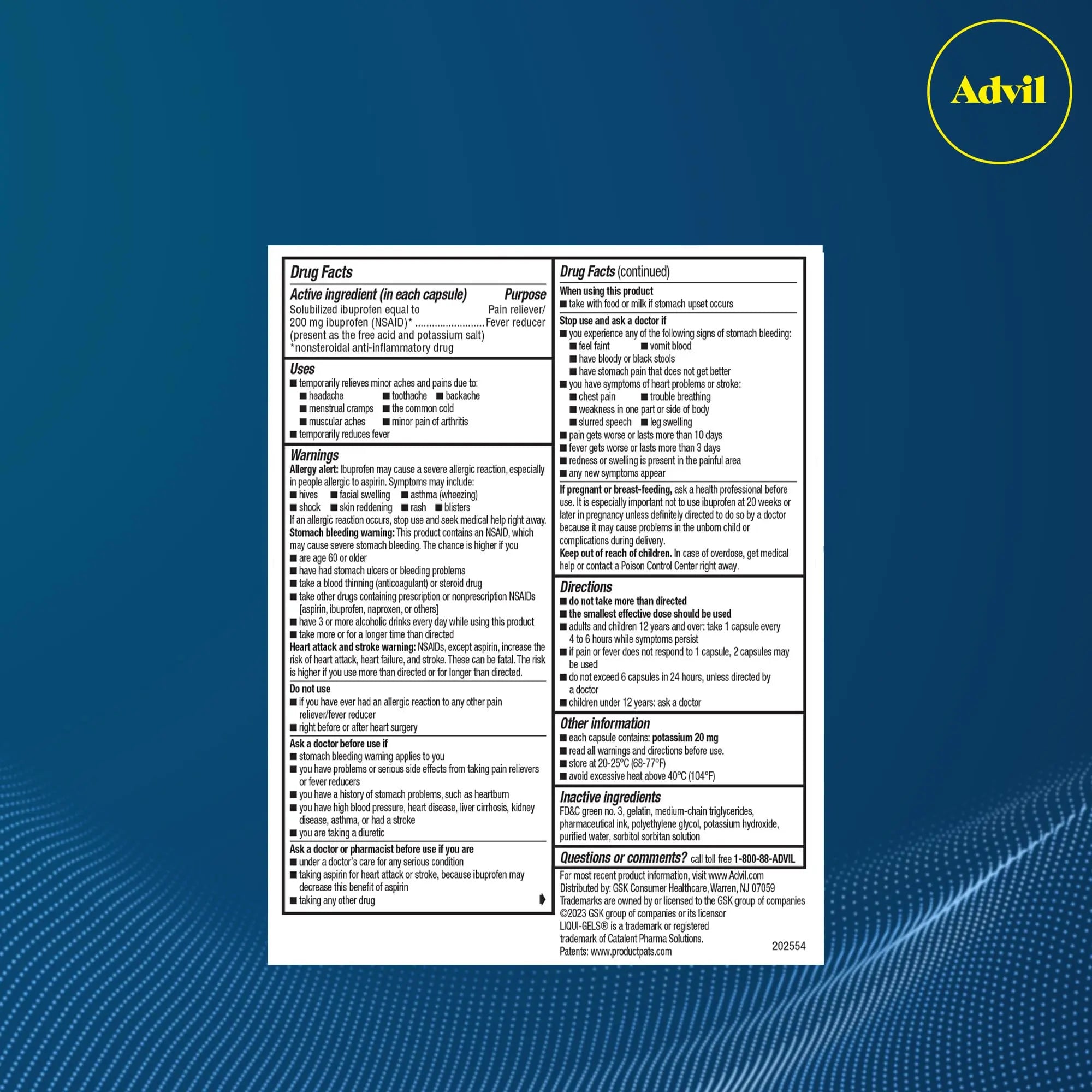 Advil Liqui-Gels Minis Pain Reliever and Fever Reducer, Pain Medicine for Adults with Ibuprofen 200mg for Pain Relief - 80 Liquid Filled Capsules Advil buy supplements canada