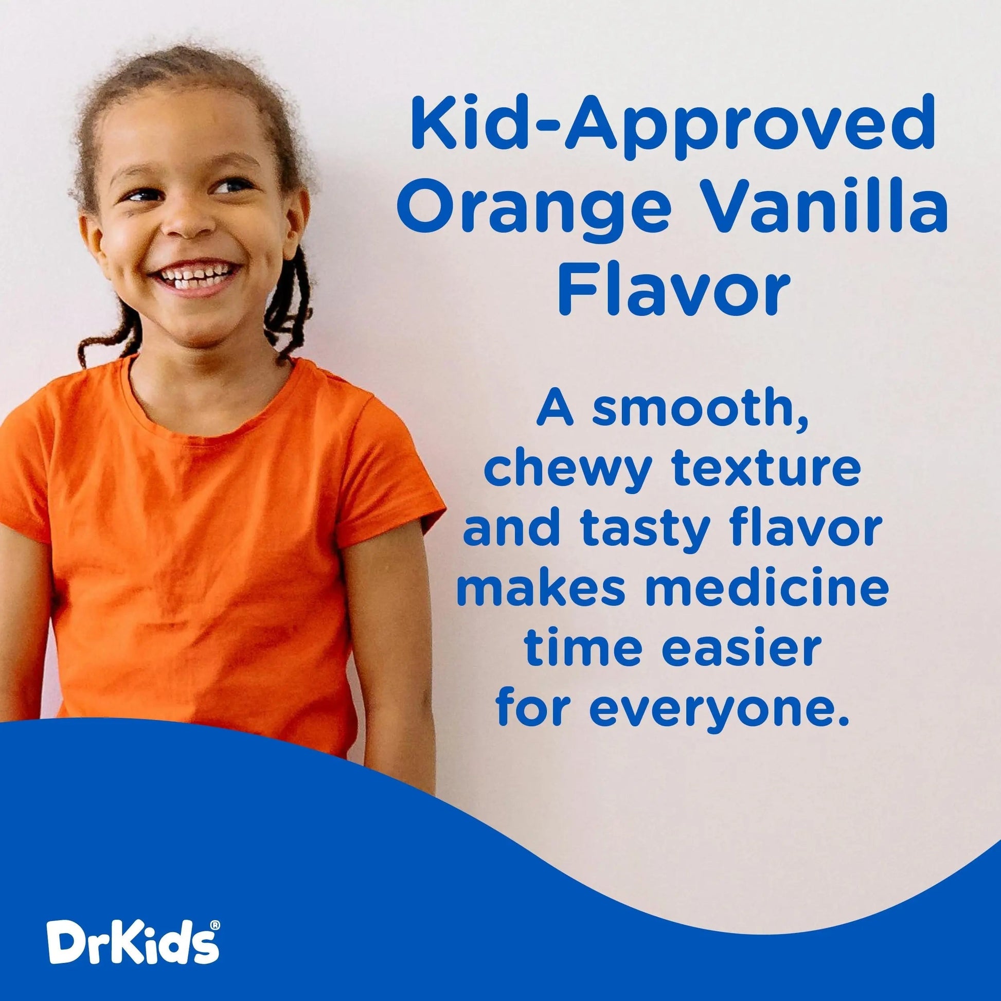 Dr. Kids Children’s Pain and Fever Gummy Bite - Chewable Acetaminophen for Kids Ages 2-11, Pre-Measured Soft Chews for Headache, Sore Throat, Cold and Flu, Orange Vanilla Flavor, 24 Count Dr. Kids buy supplements canada