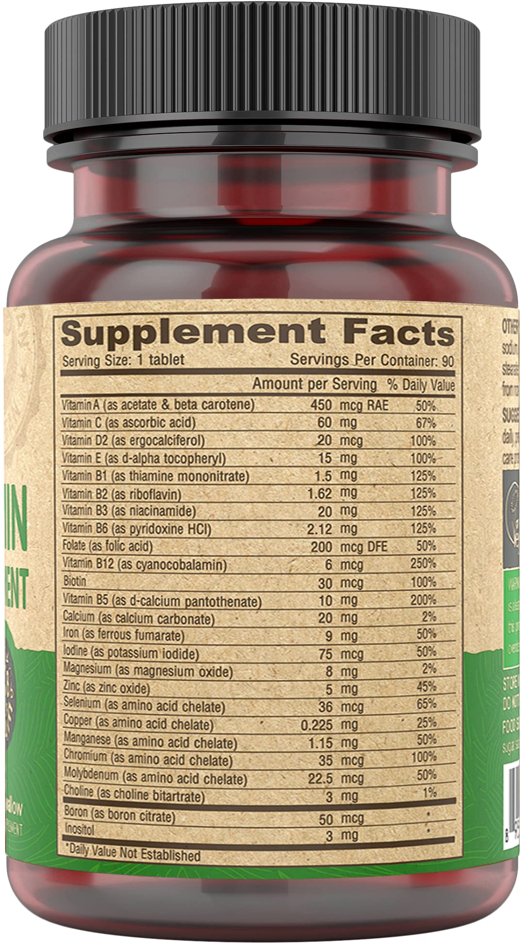 DEVA Vegan Multivitamin for Women & Men with Iron, Vitamin C, E, B Complex Vitamins, Zinc, 90 Tiny Tablets DEVA buy supplements canada