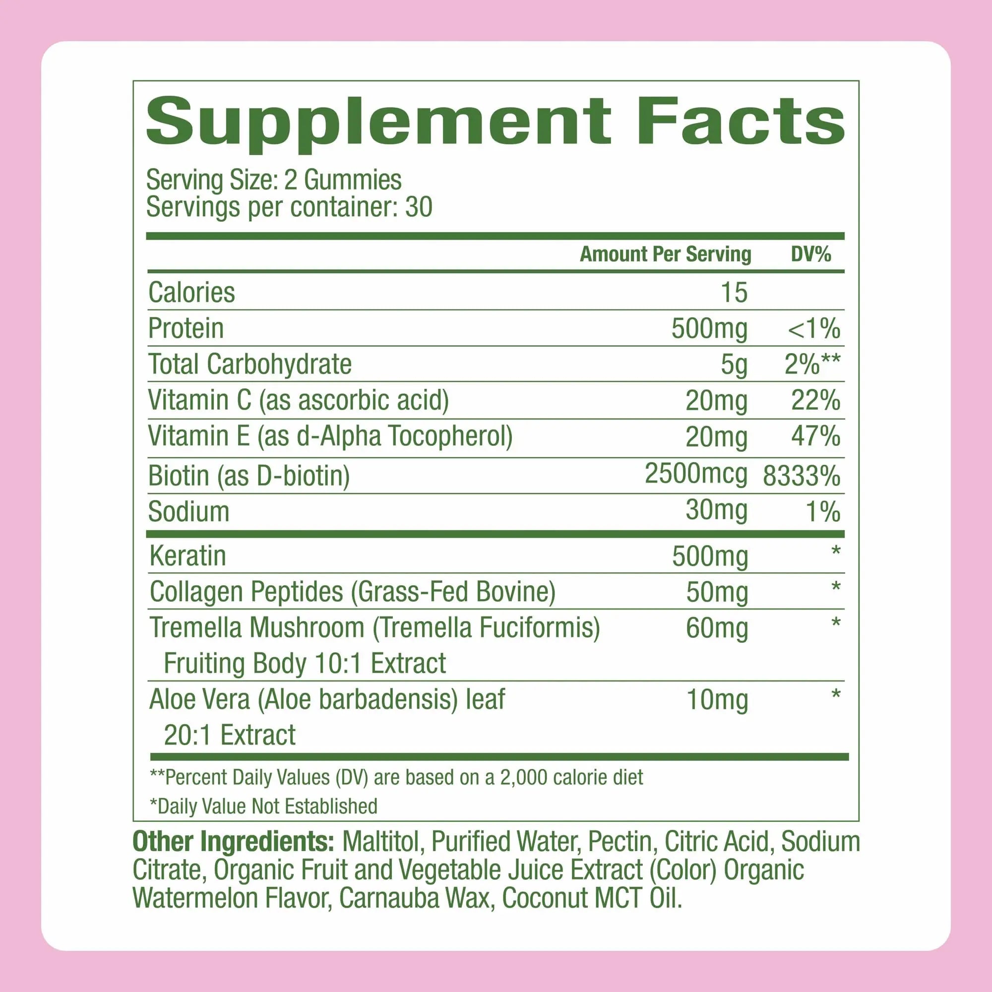 Plant People WonderBeauty Hair, Skin & Nails Rejuvenation Gummies with Tremella Mushroom, Marine Collagen Peptides Plant People buy supplements canada