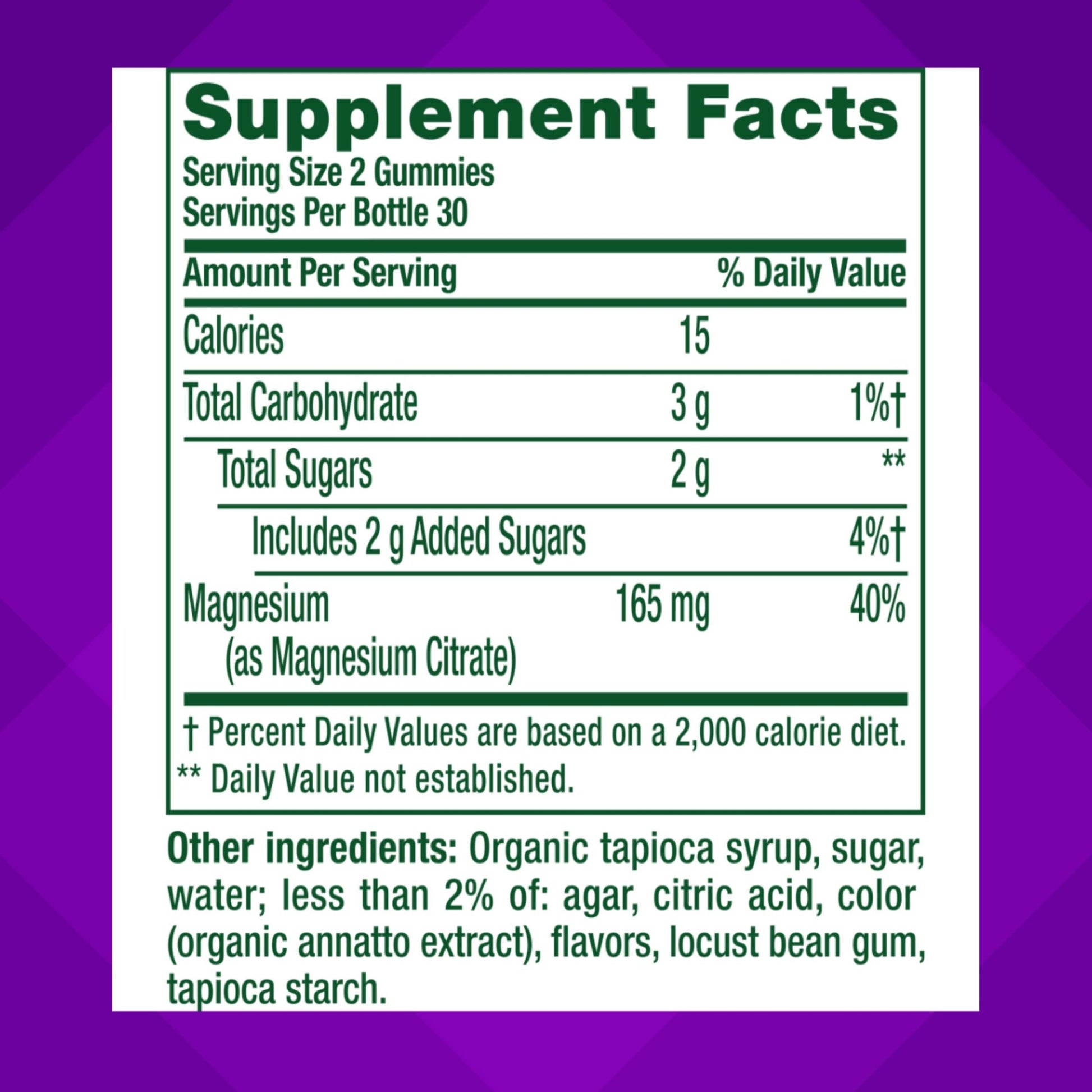 vitafusion Magnesium Gummy Supplement, Bring calm to your vitamin routine, Tropical Citrus Flavor, 60 Gummies Vitafusion buy supplements canada