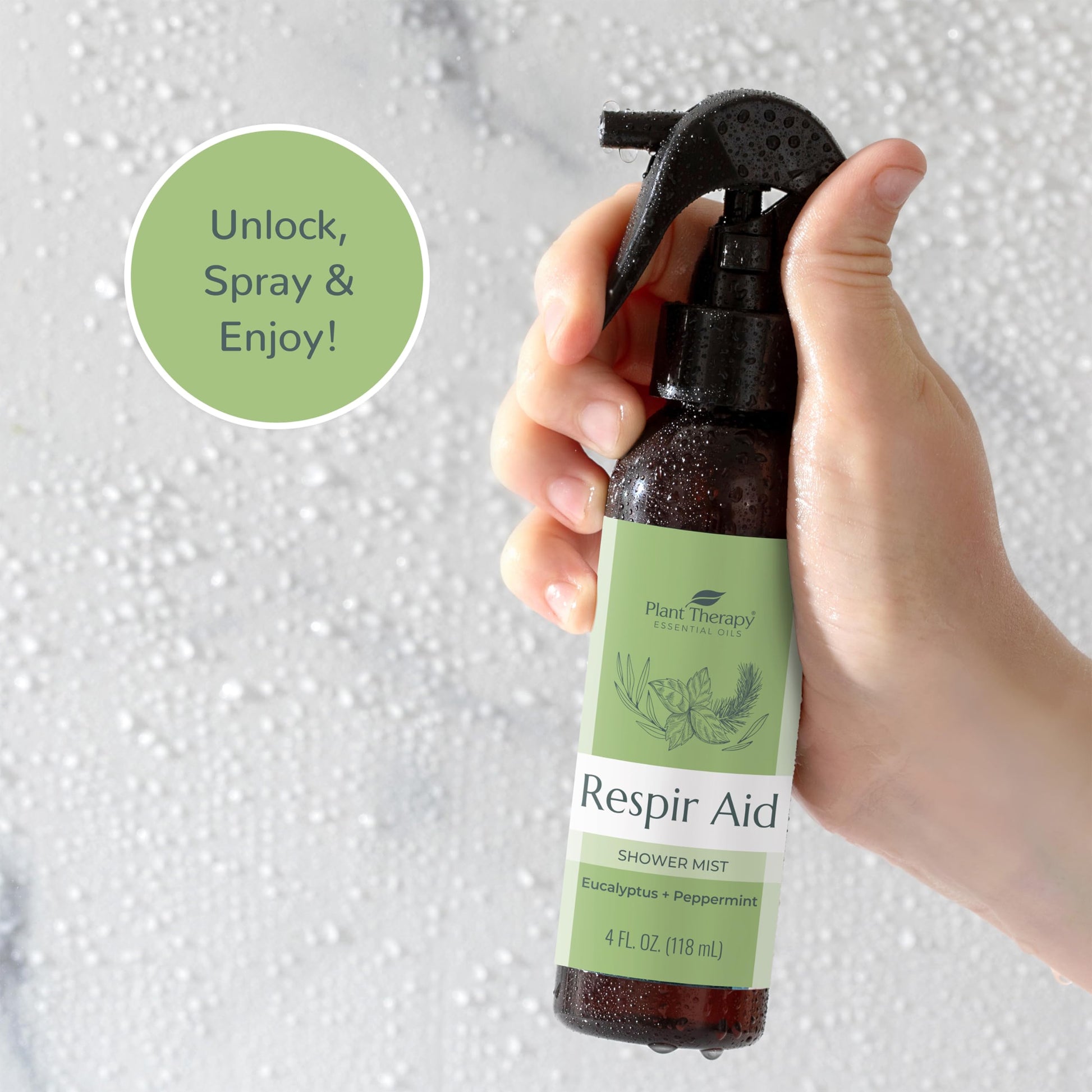 Plant Therapy Respir Aid Shower Mist 4 oz Refreshing & Crisp Aroma, Great to Help Clear Congestion Plant Therapy buy supplements canada