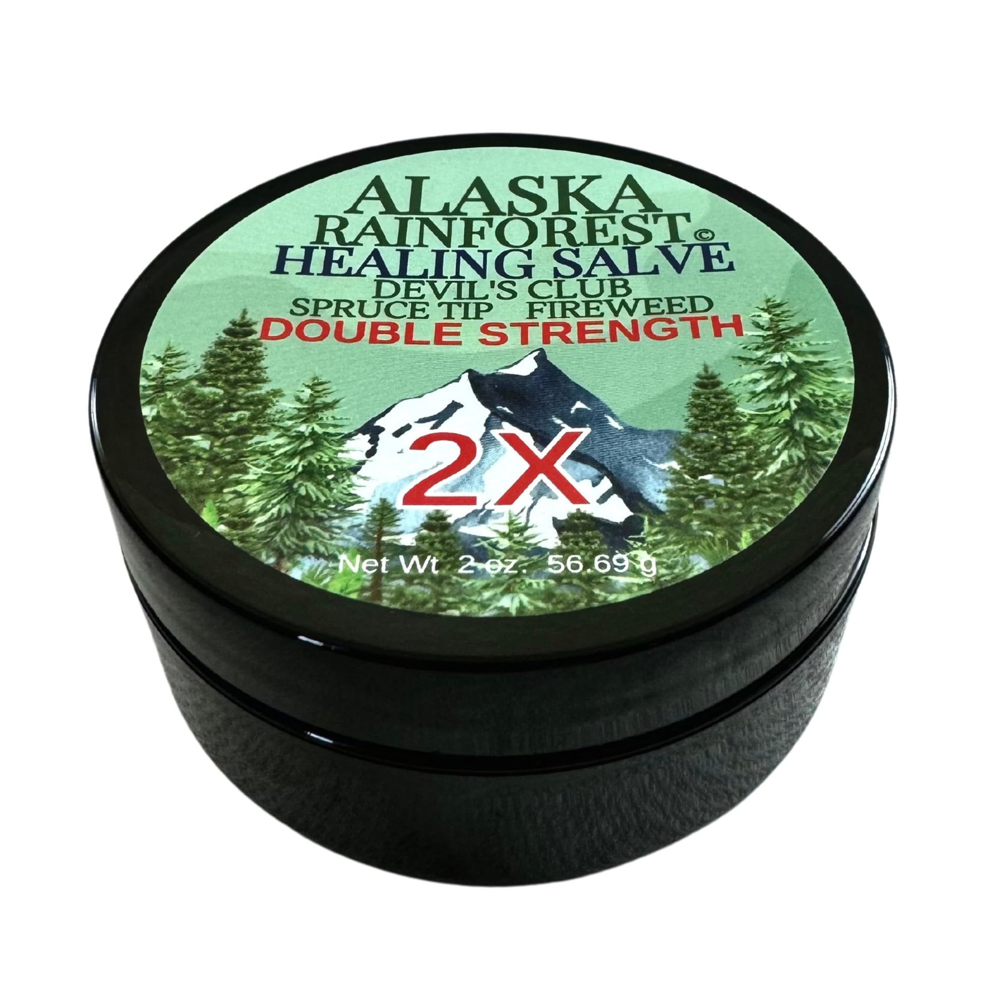 Snowy Summit Alaska Rainforest 2X Salve - Salve for Dry Skin & Joint Relief - Natural Super Salve for Soothing Skin with Gentle Aroma - Body & Hand Salve - Muscle Rub with Alaskan Devil’s Club Oil Snowy Summit buy supplements canada
