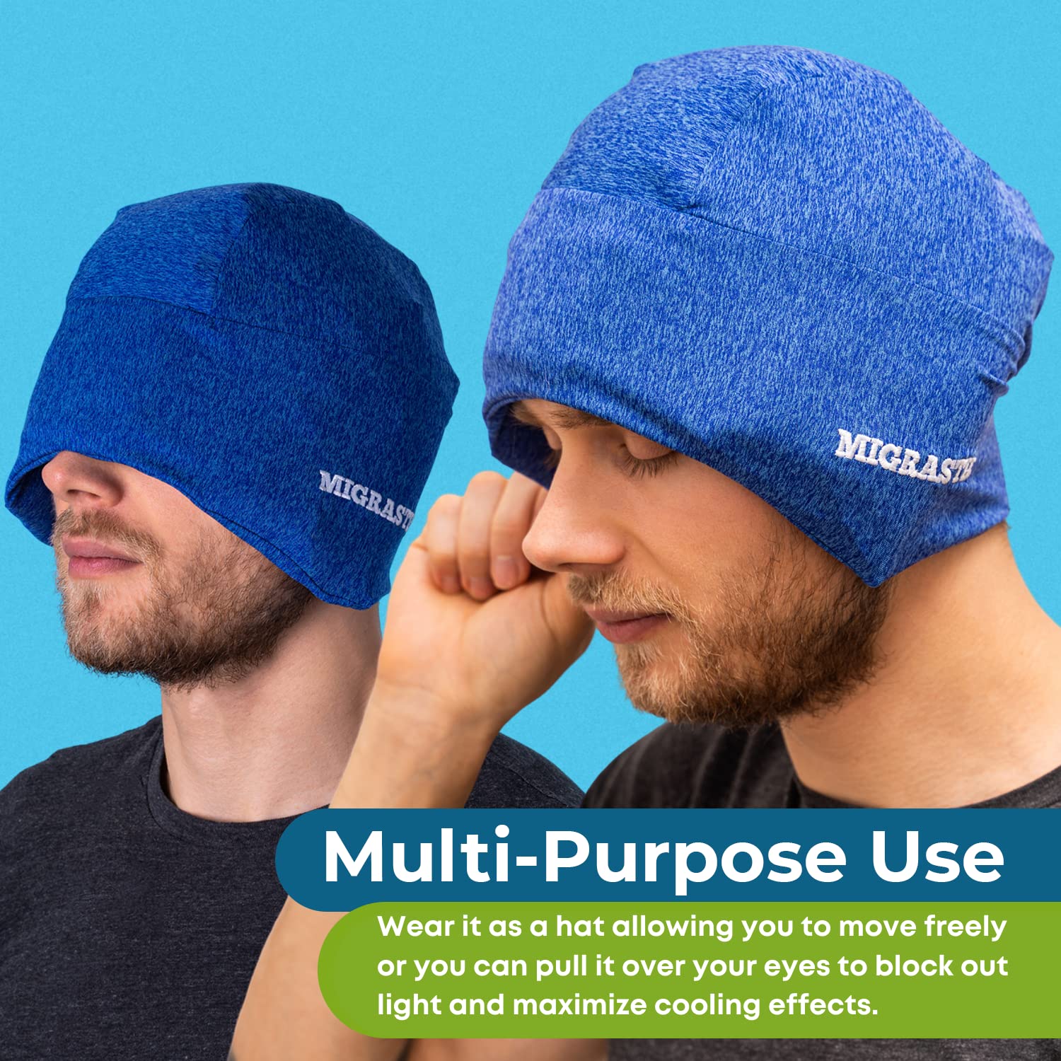 Basic Vigor Migrastil Extra Strength Migraine Stick & MigraFreeze Hat Bundle Basic Vigor buy supplements canada