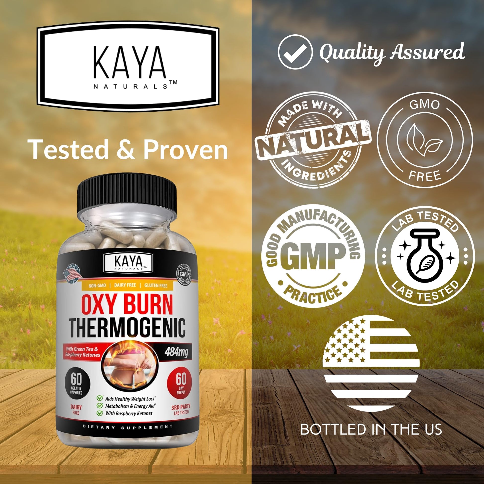 Kaya Naturals Oxy Burn - Weight Loss Pills for Women & Men - Appetite Suppressant Kaya Naturals buy supplements canada
