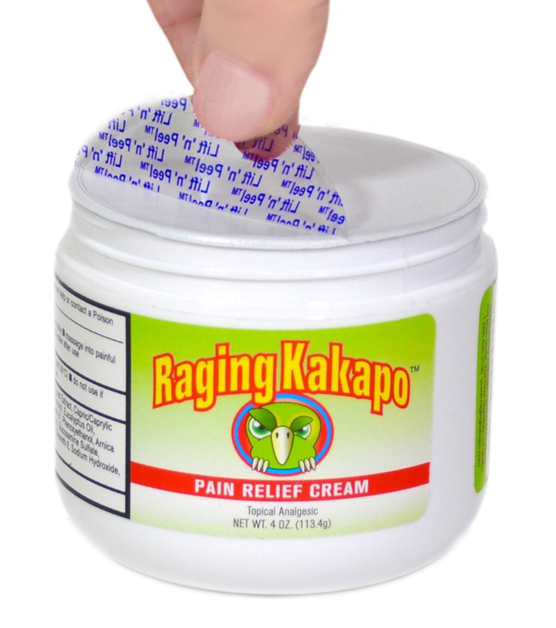 Raging Kakapo Pain Relief Cream - Sore Muscles, Joint Pain & Aches - Odor Free, Non-Greasy Pain Cream - Histamine Dihydrochloride, Capsaicin, Emu Oil & More - 4 oz. Jar Raging Kakapo buy supplements canada