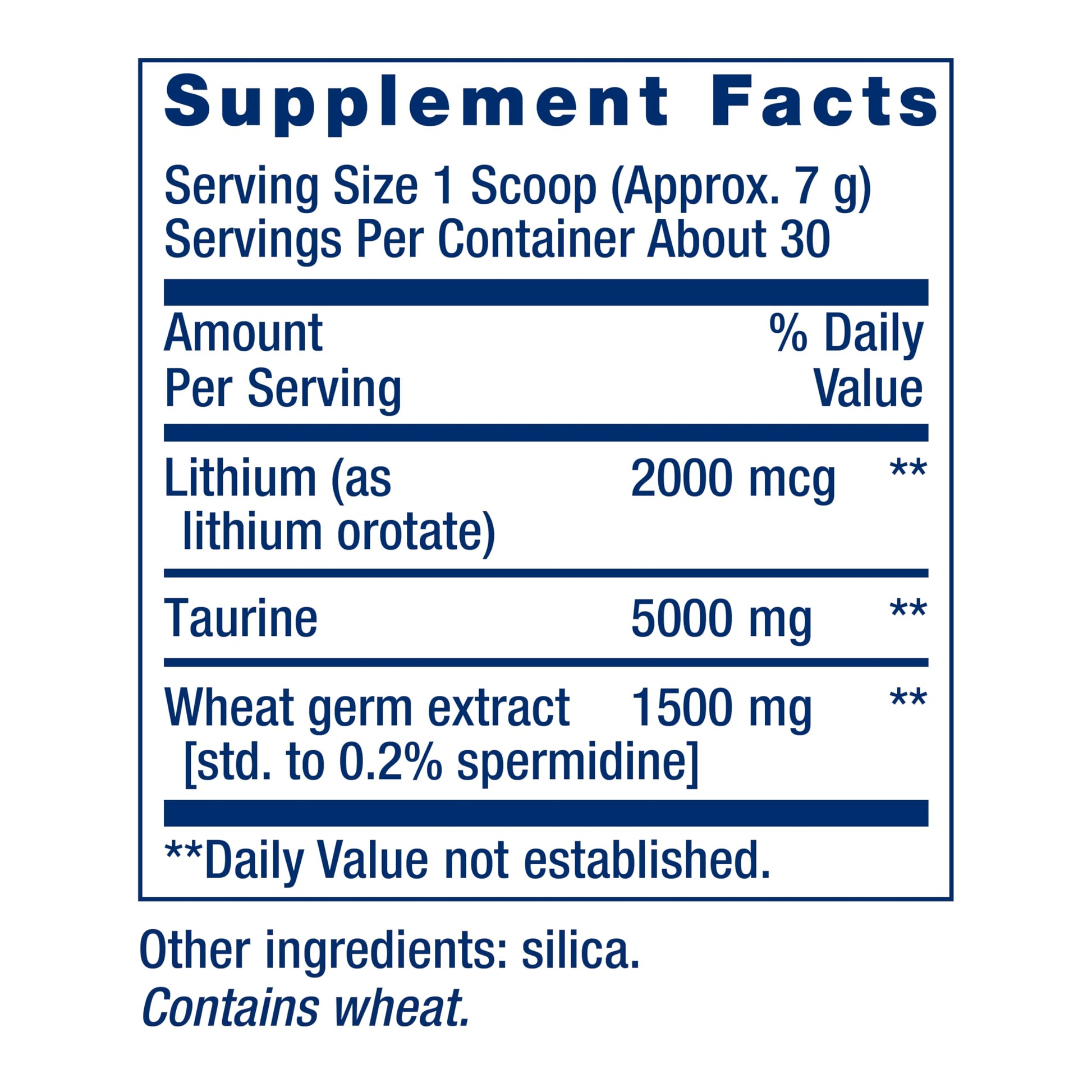 Life Extension Healthy Aging Powder, Healthy Aging Supplement, Heart Health, Brain Health, Exercise Performance, Taurine, Lithium, spermidine, Powder Blend, Non-GMO, Vegetarian, 30 Servings Life Extension buy supplements canada