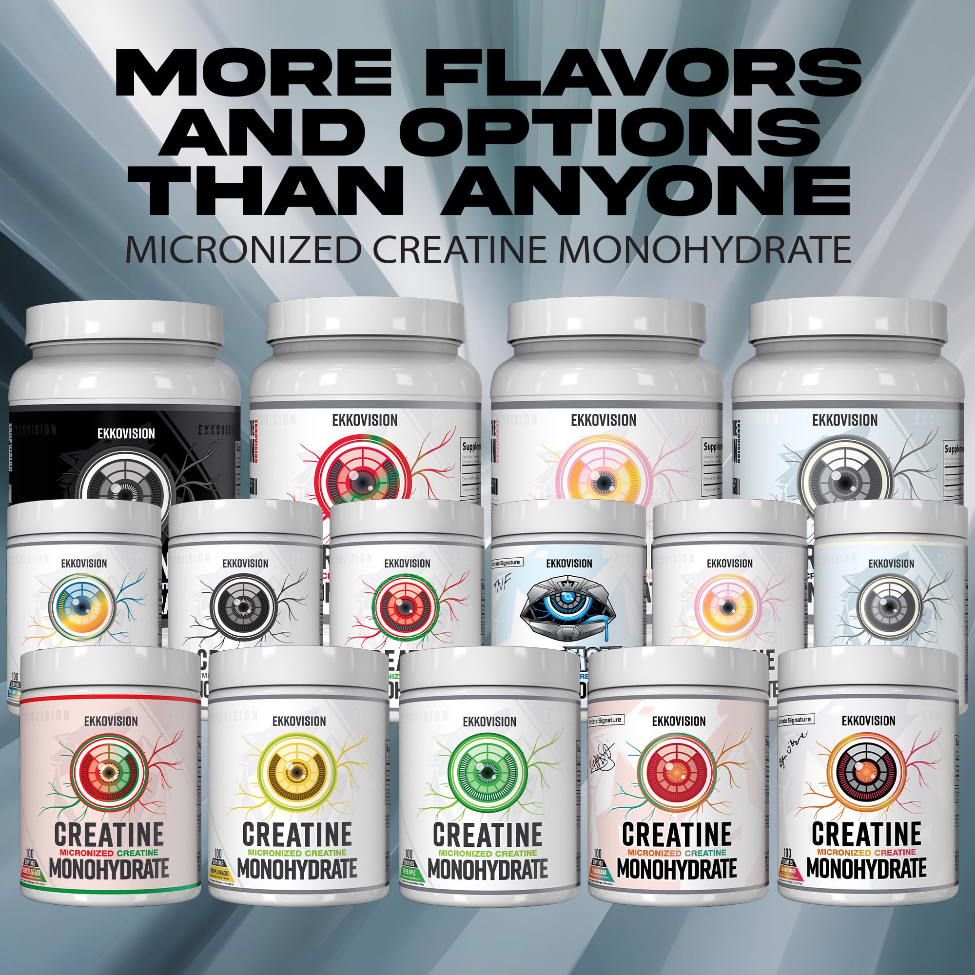 Ekkovision Creatine Monohydrate Powder, Micronized, Unflavored, Pre Workout & Post Workout Supplement for Men and Women, Energy Support, Easy to Mix in Shakes Ekkovision buy supplements canada