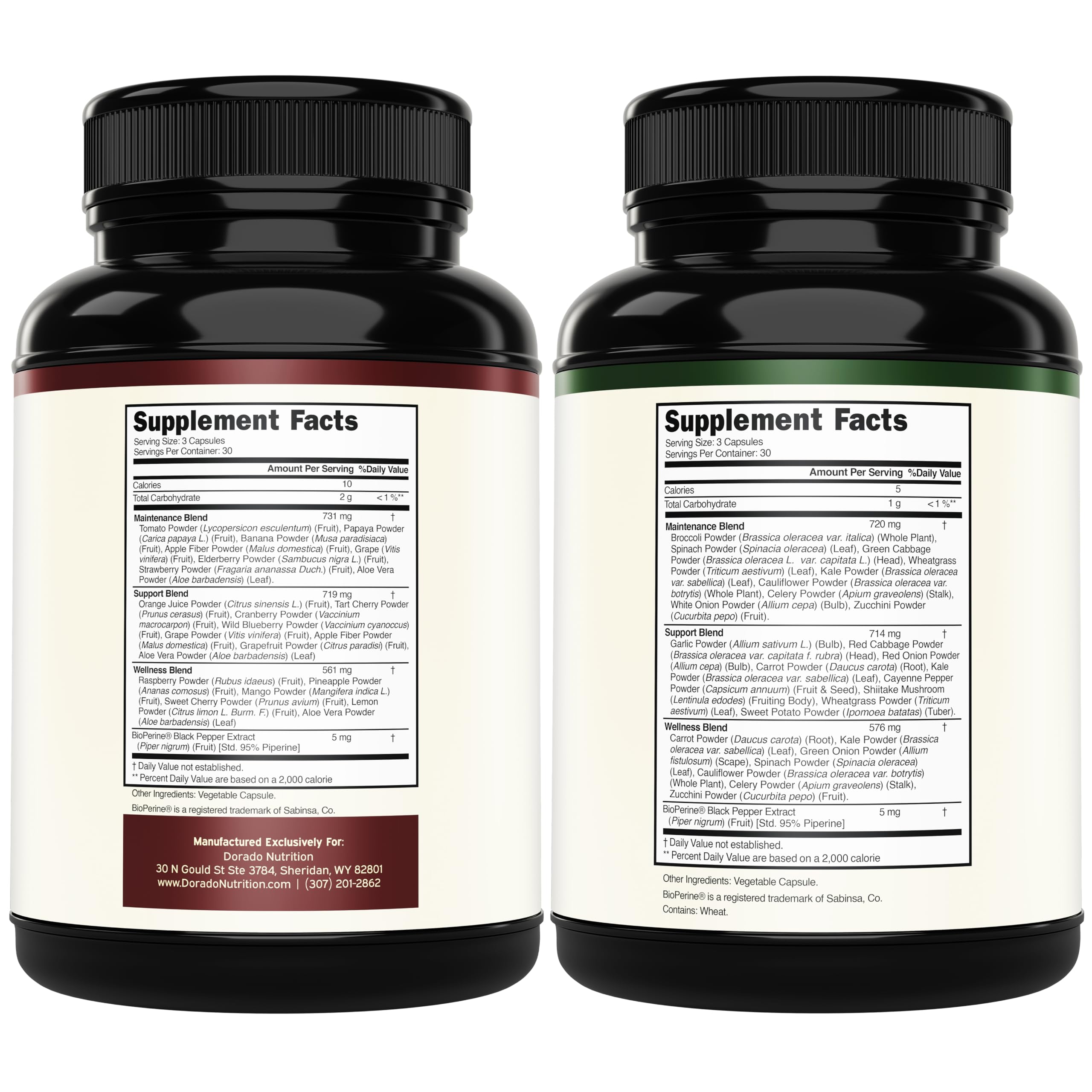 Fruit and Veggies Supplement (180 Capsules) Superfood Fruits and Vegetables Supplements for Adults - Premium Super Food for Energy and Immune Support - Veggies Capsules - Non-GMO & Vegan - USA Made DORADO NUTRITION buy supplements canada