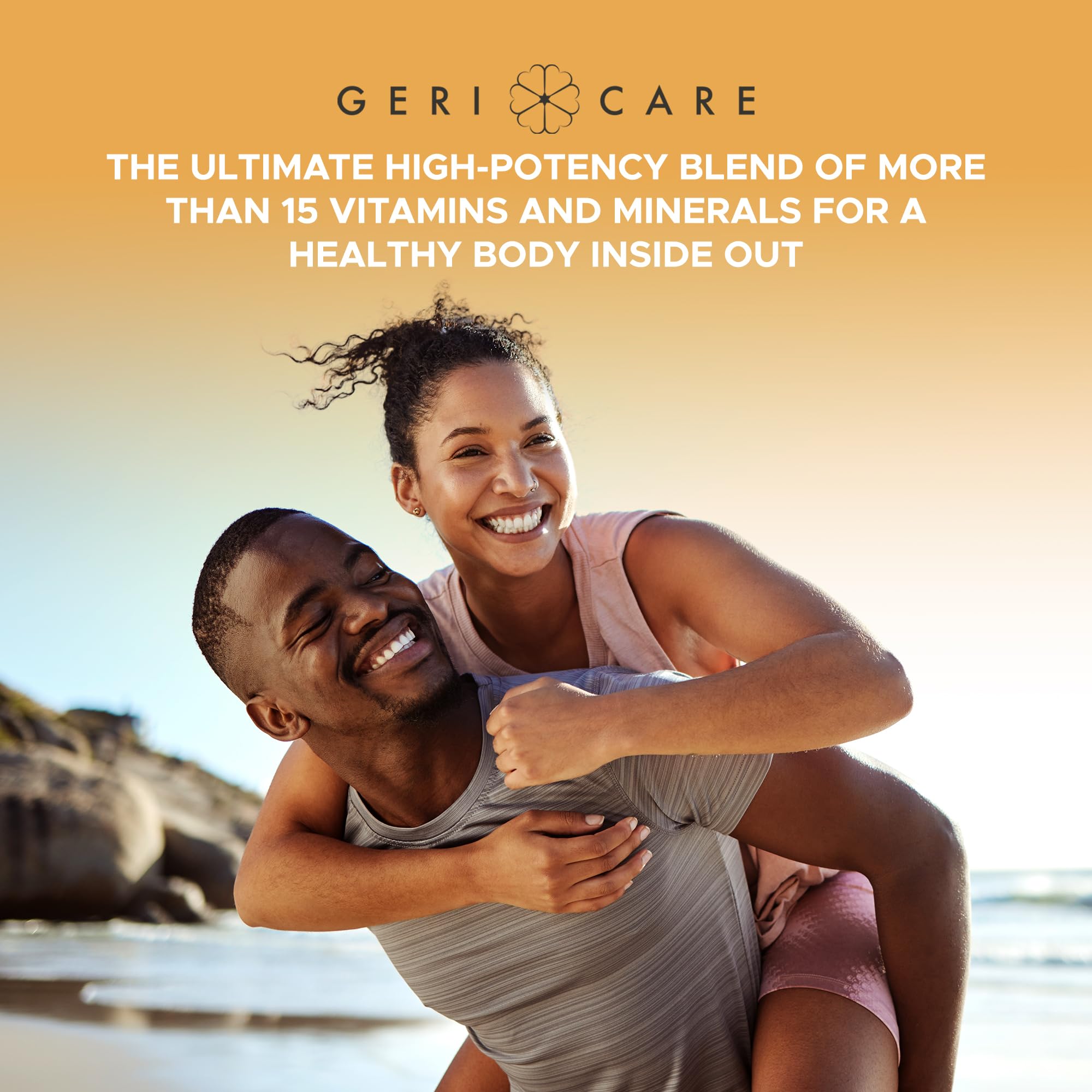 One-Daily Multivitamins with Minerals for Men & Women (100 Tablets) by GeriCare| High-Potency Multi-Vitamin & Multimineral Dietary Supplement for Immunity, Energy| Complete Daily Nutritional Support GeriCare buy supplements canada