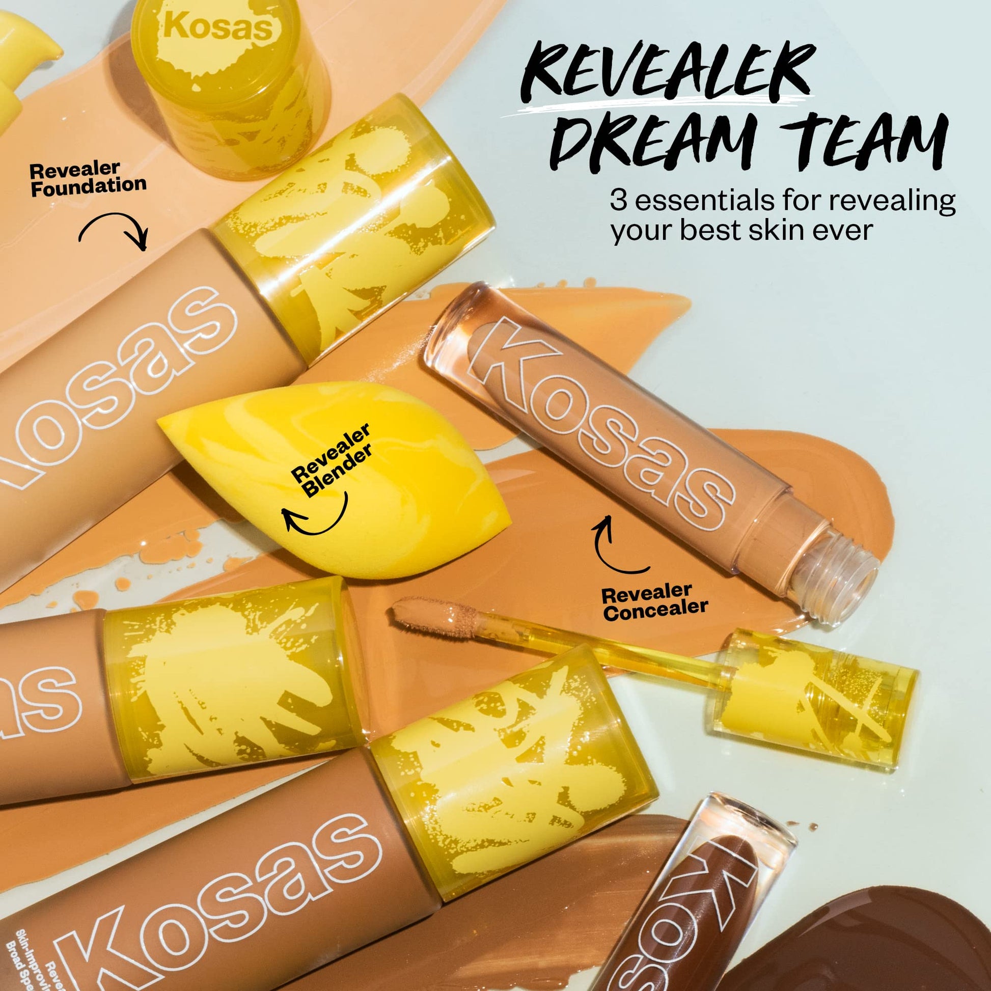 Kosas Revealer Liquid Foundation SPF 25 – Medium Buildable Coverage, Hydrating Natural Glow Finish, Light Medium Neutral 200 Kosas buy supplements canada