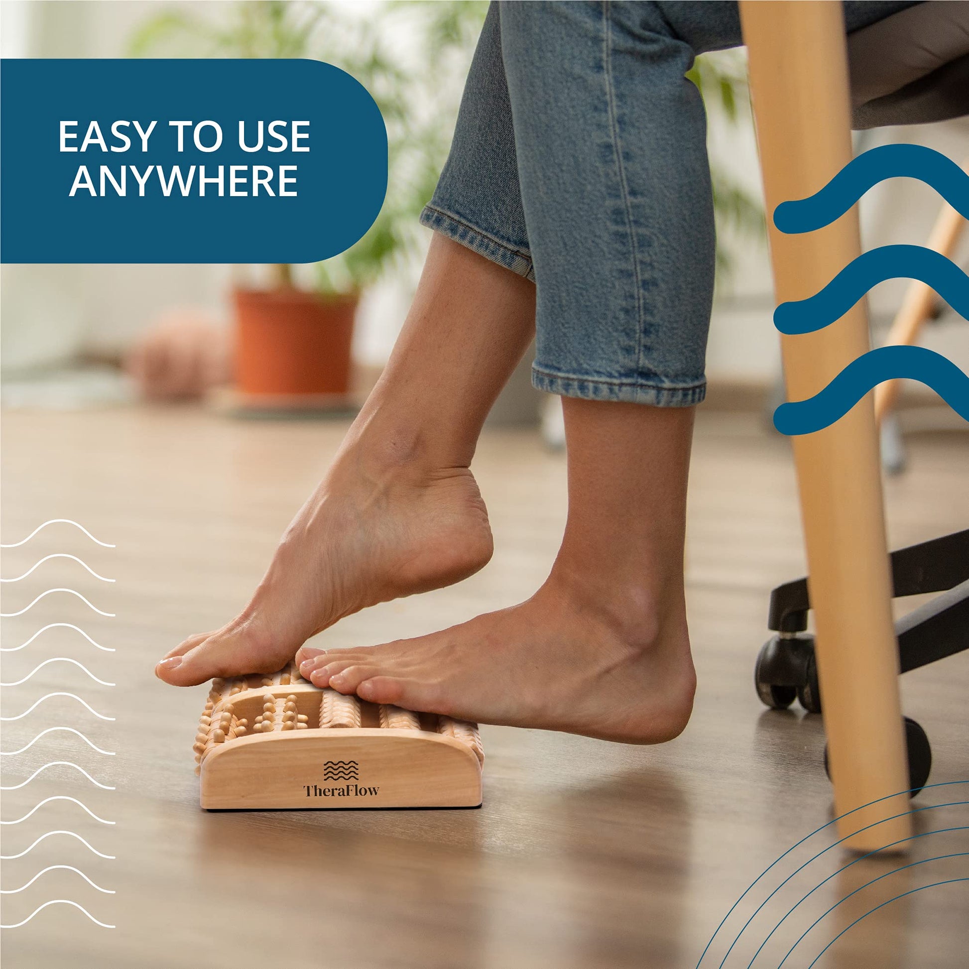TheraFlow Foot Massager for Plantar Fasciitis Relief, Relaxation Gifts for Women, Men TheraFlow buy supplements canada