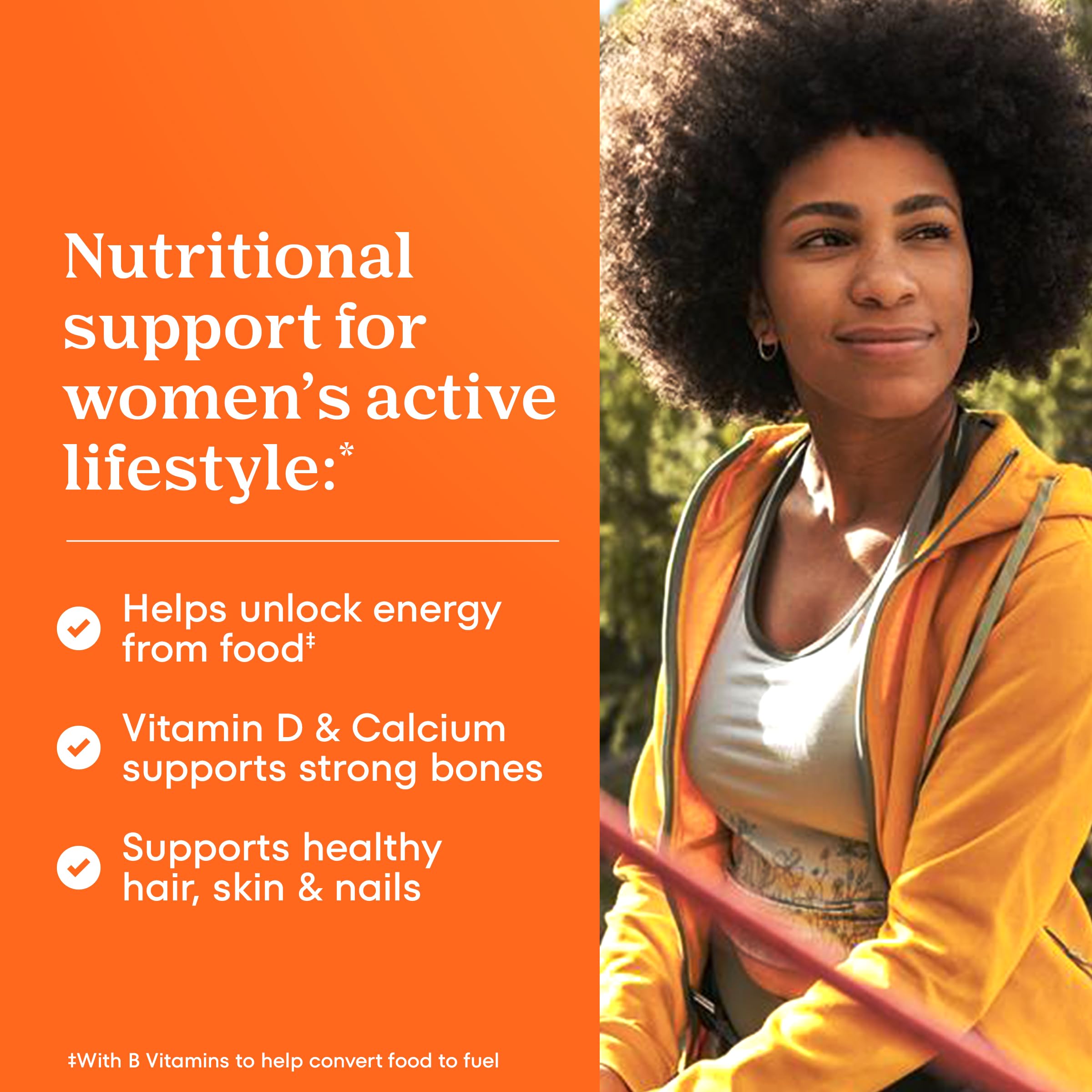 One A Day Multivitamin for Women- Daily Vitamins for Woman with Biotin, Calcium, Folic Acid, Iron & Zinc, Complete Women’s Vitamins ONE A DAY buy supplements canada