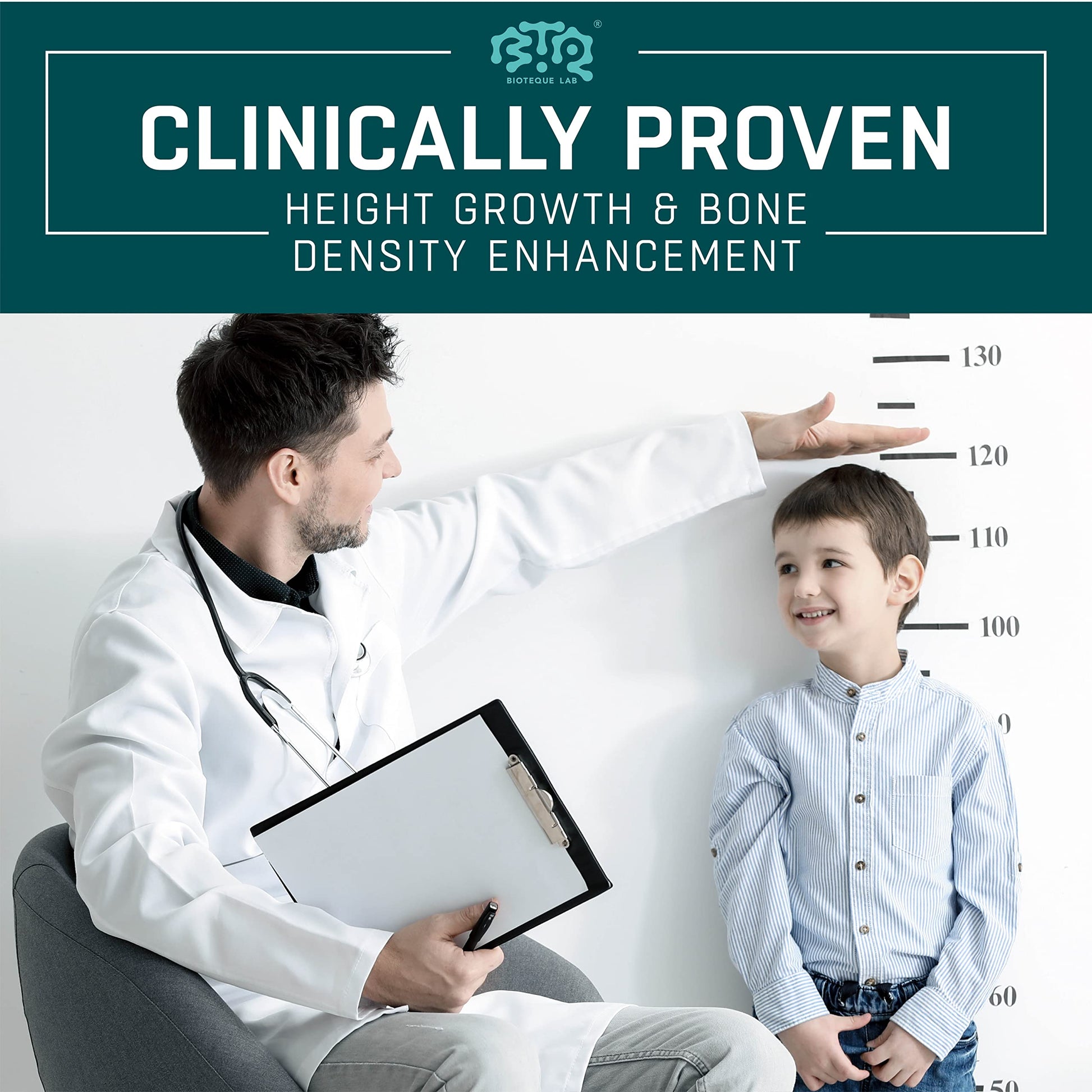 BIOTEQUELAB Height Growth Maximizer, Calcium, Vitamin D3 and Zinc Blend Pills, Bone Growth Supplement for Kids and Teens, Bone Strength, Density Support, GMO-Free, Gluten-Free, Made in USA, 60 Caps BTQ BIOTEQUE LAB buy supplements canada