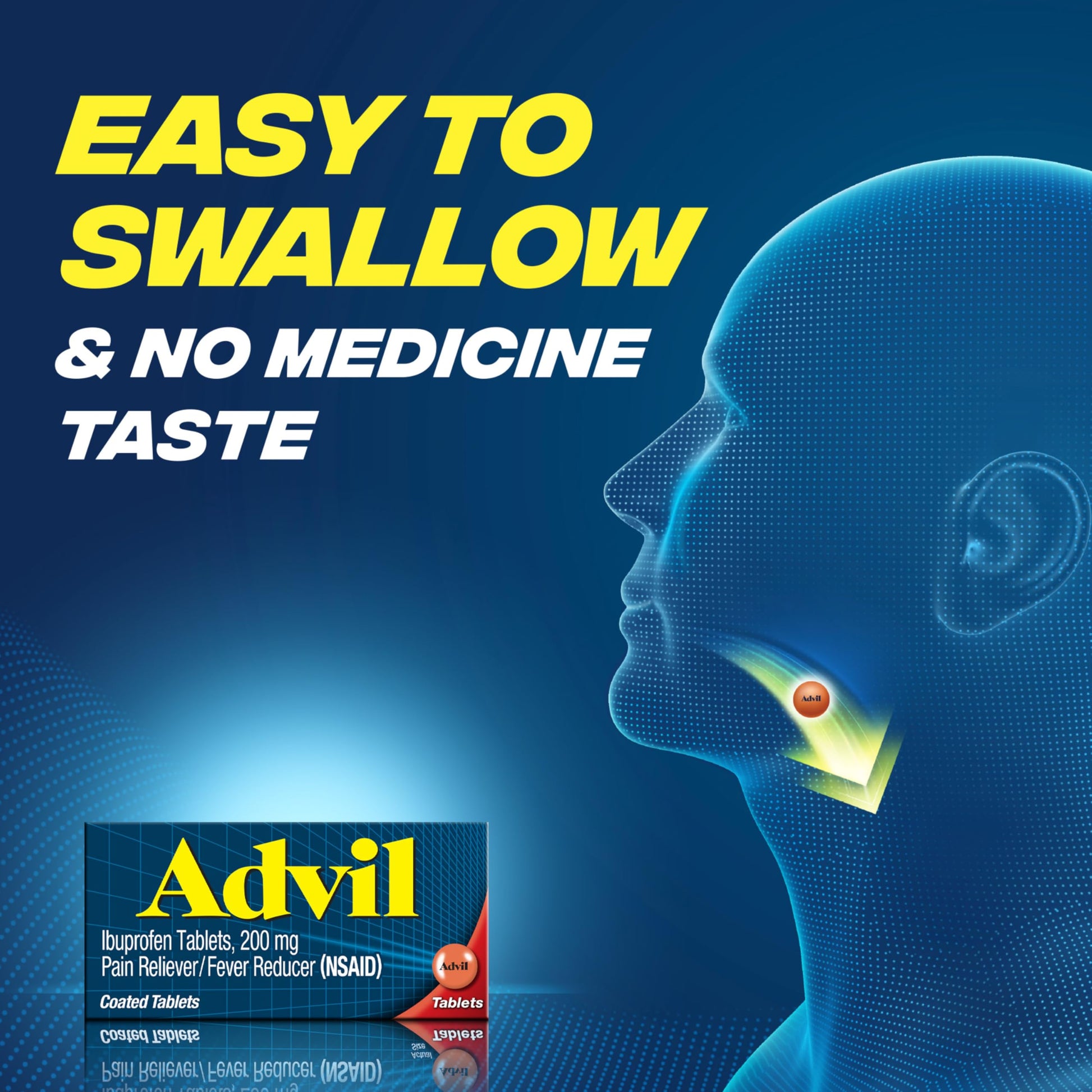 Advil Pain Reliever and Fever Reducer, Ibuprofen 200mg for Pain Relief - 24 Coated Tablets Advil buy supplements canada