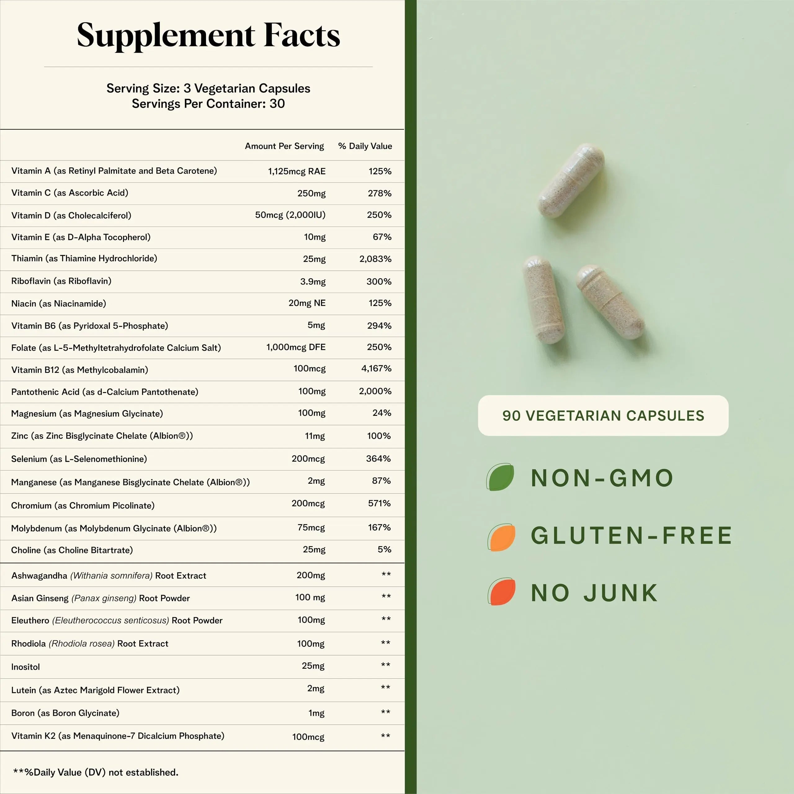 Healthy Response Daily Response Multivitamin 90 Capsules - Multivitamin + Adaptogen Blend for Energy & Stress Support Healthy Response buy supplements canada