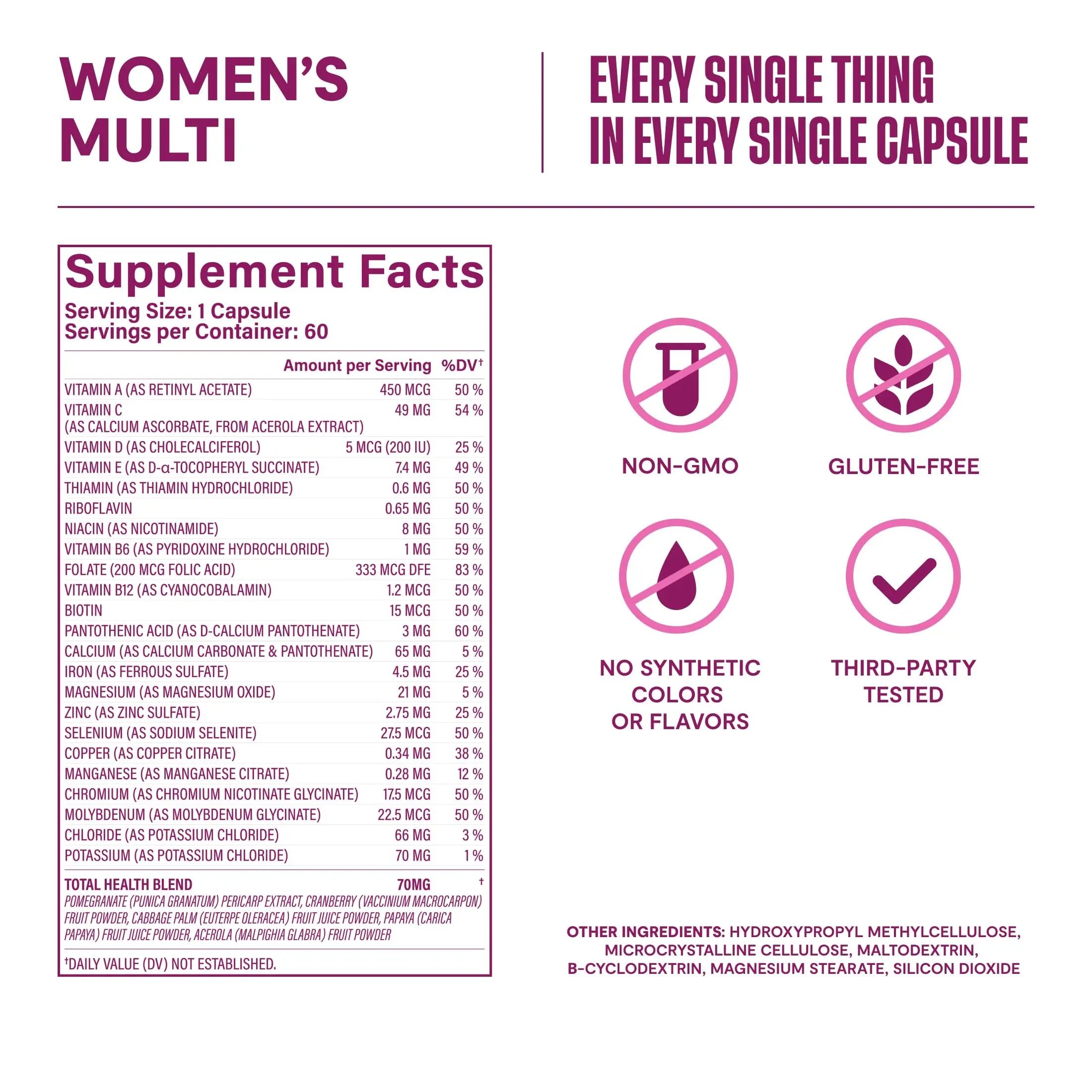 Habit Womens Multi Supplement 2 Pack (120 Capsules) - New Look, Supports General Health & Wellness, 23 Essential Vitamins and Minerals H' Habit buy supplements canada
