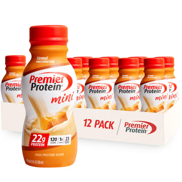 Premier Protein Shake MINIs, Caramel, 22g Protein, 120 Calories, 1g Sugar, 8.75fl oz Premier Protein buy supplements canada