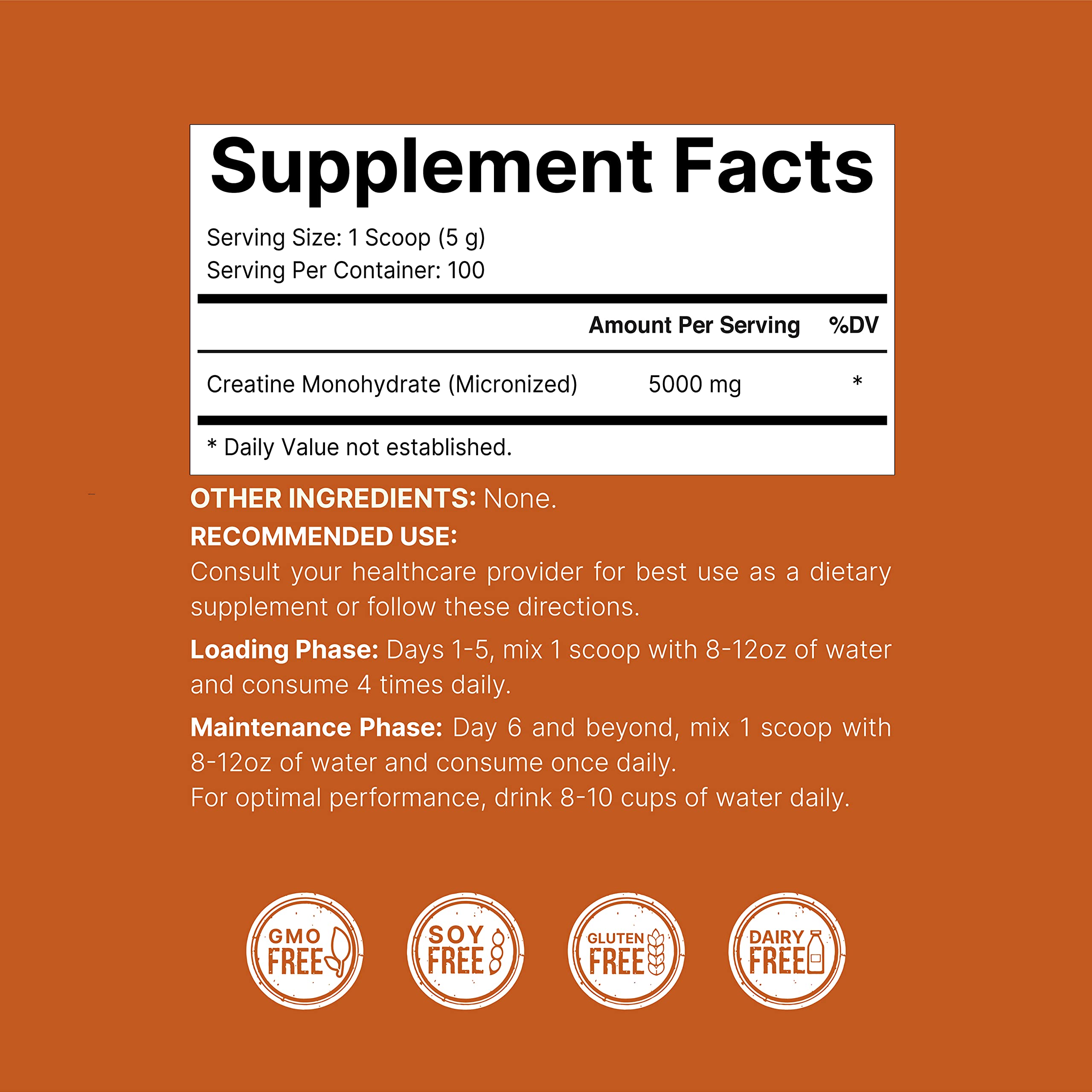 NatureBell 2 Pack Creatine Monohydrate Powder 500 Grams, 5000mg Per Serving NatureBell buy supplements canada