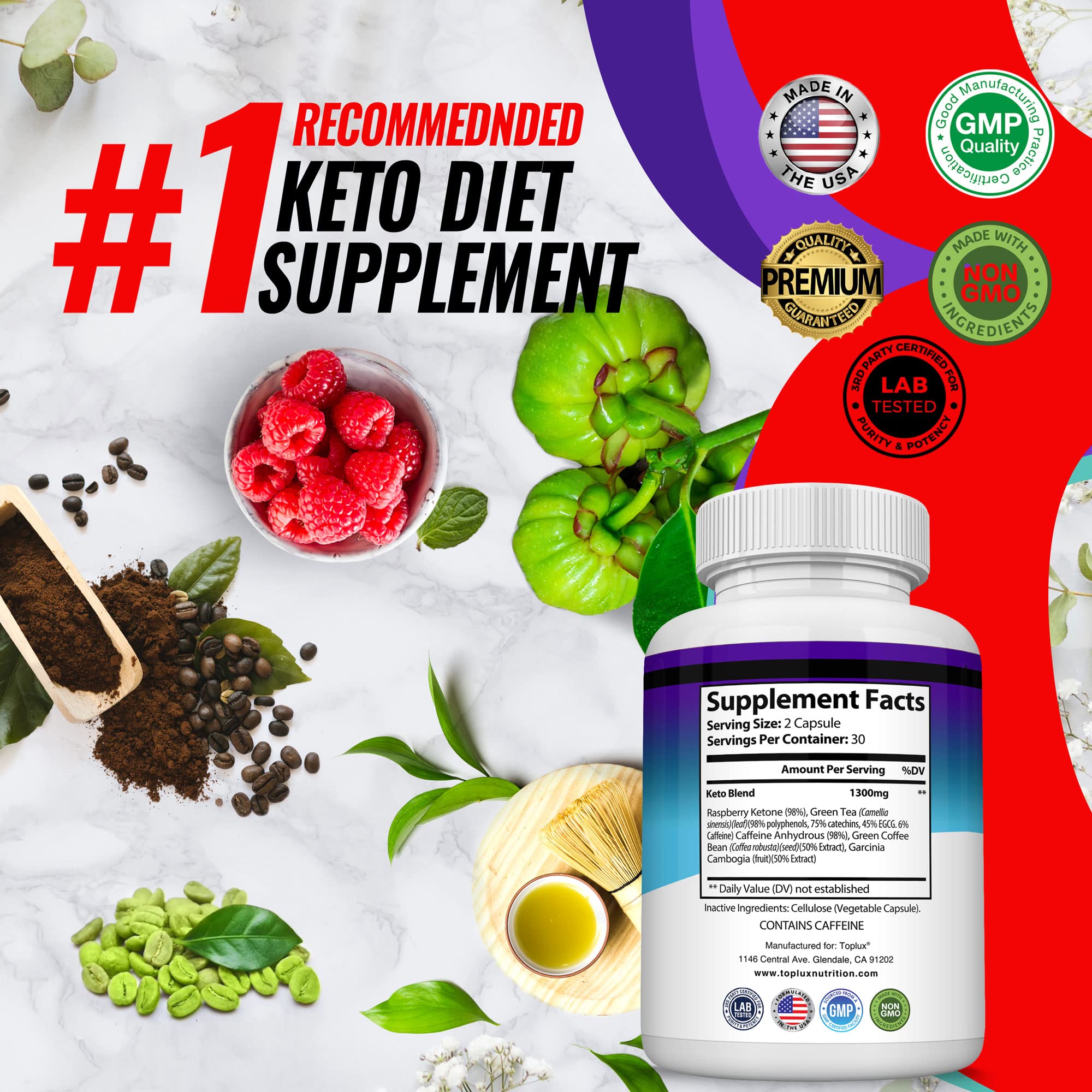 Keto Boost Diet Pills Ketosis Supplement - Natural Exogenous Keto Formula Support Energy Toplux buy supplements canada