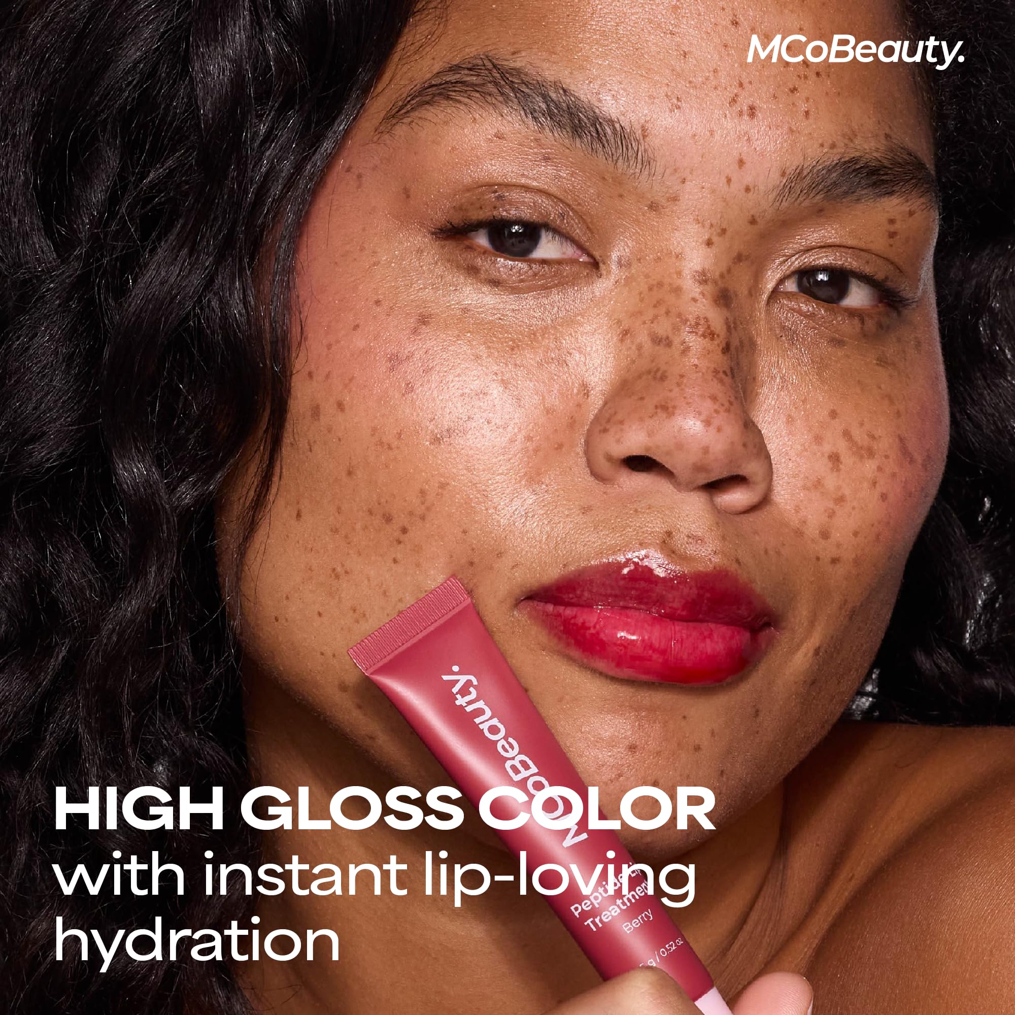 MCoBeauty Peptide Lip Treatment Caramel - Nude Brown Tinted Lip Balm Plumper Gloss for Women - Hydrating Lip Oil with Shea Butter, Peptides for Soft Plump Lips - Vegan Cruelty Free Lip Care MCoBeauty buy supplements canada
