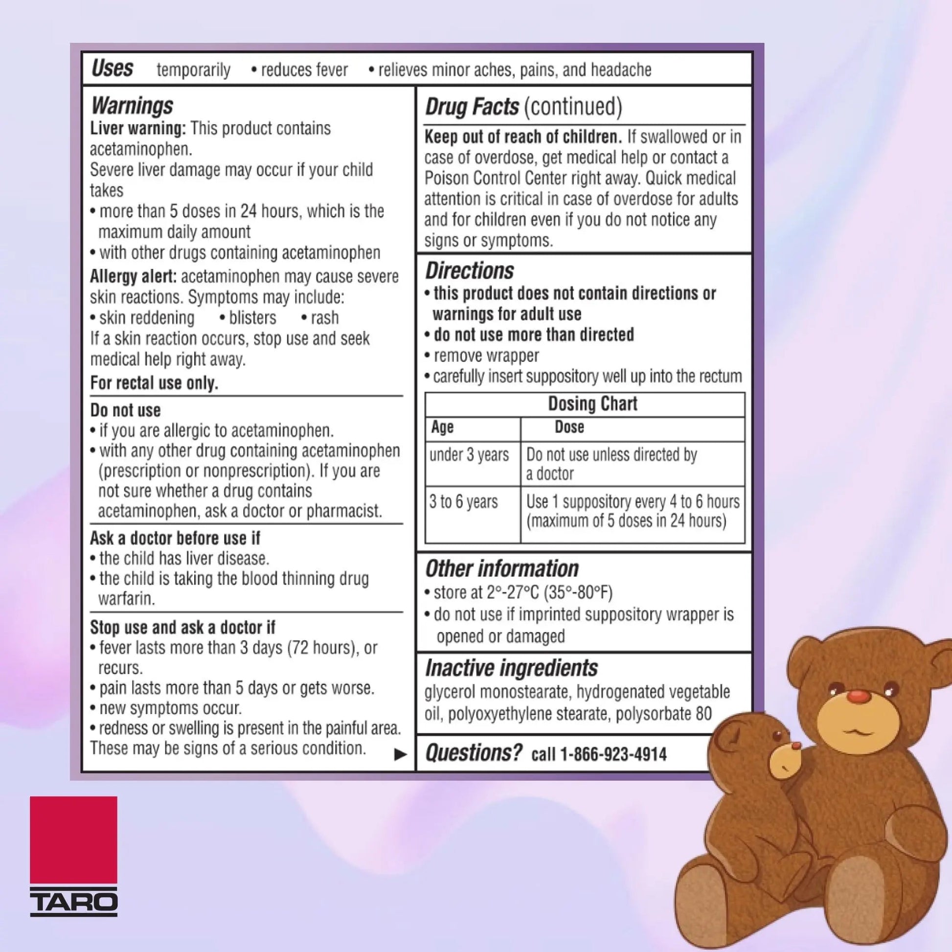 Feverall Infant Acetaminophen Suppositories 6 Rectal Suppositories 120 mg Each Pain Reliever/Fever Reducer. Paraben Free, No Artificial Colors or Other preservatives. Ages 3-6 Years Feverall buy supplements canada