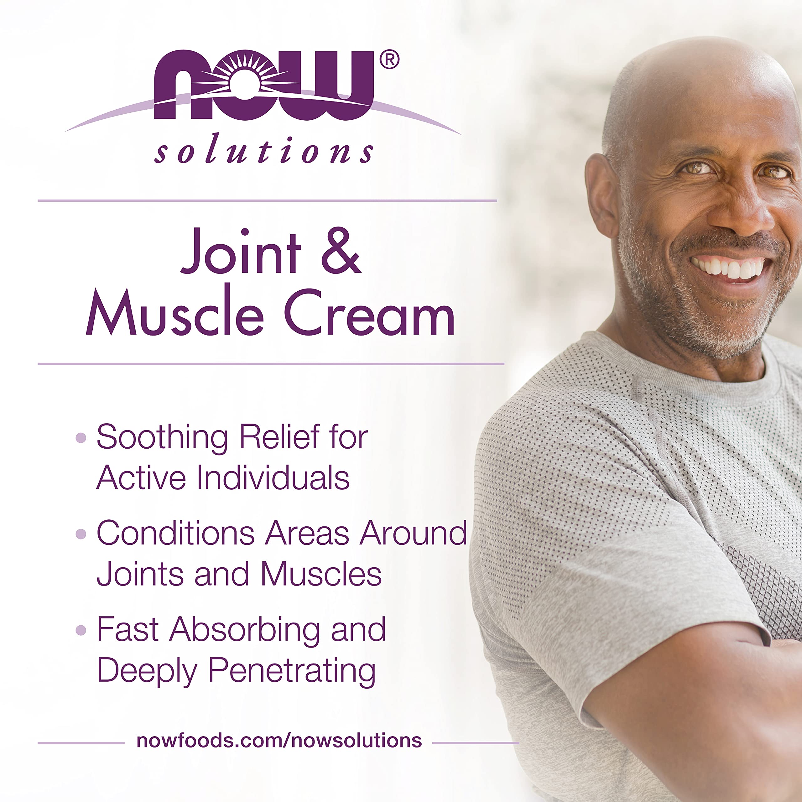 NOW Foods Solutions, Joint & Muscle Cream with Capsaicin and Boswellia, Paraben Free, 4-Ounce NOW Foods buy supplements canada