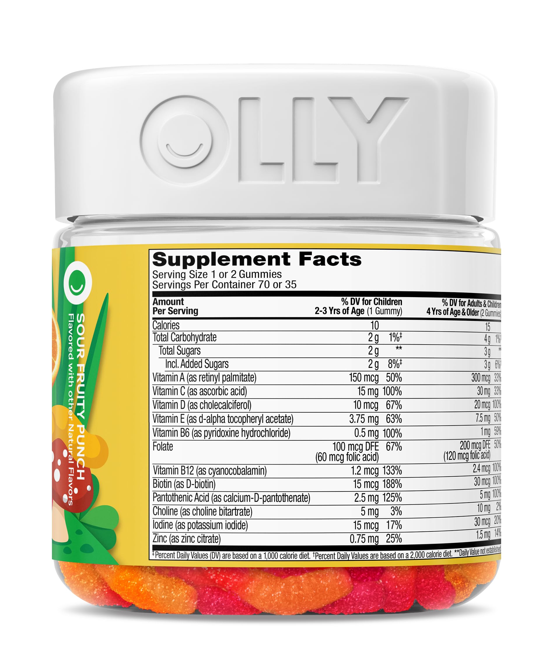 OLLY Kids Multivitamin Gummy Worms, Overall Health and Immune Support, Vitamins and Minerals A, C, D, E, Bs and Zinc, Chewable Supplement OLLY buy supplements canada