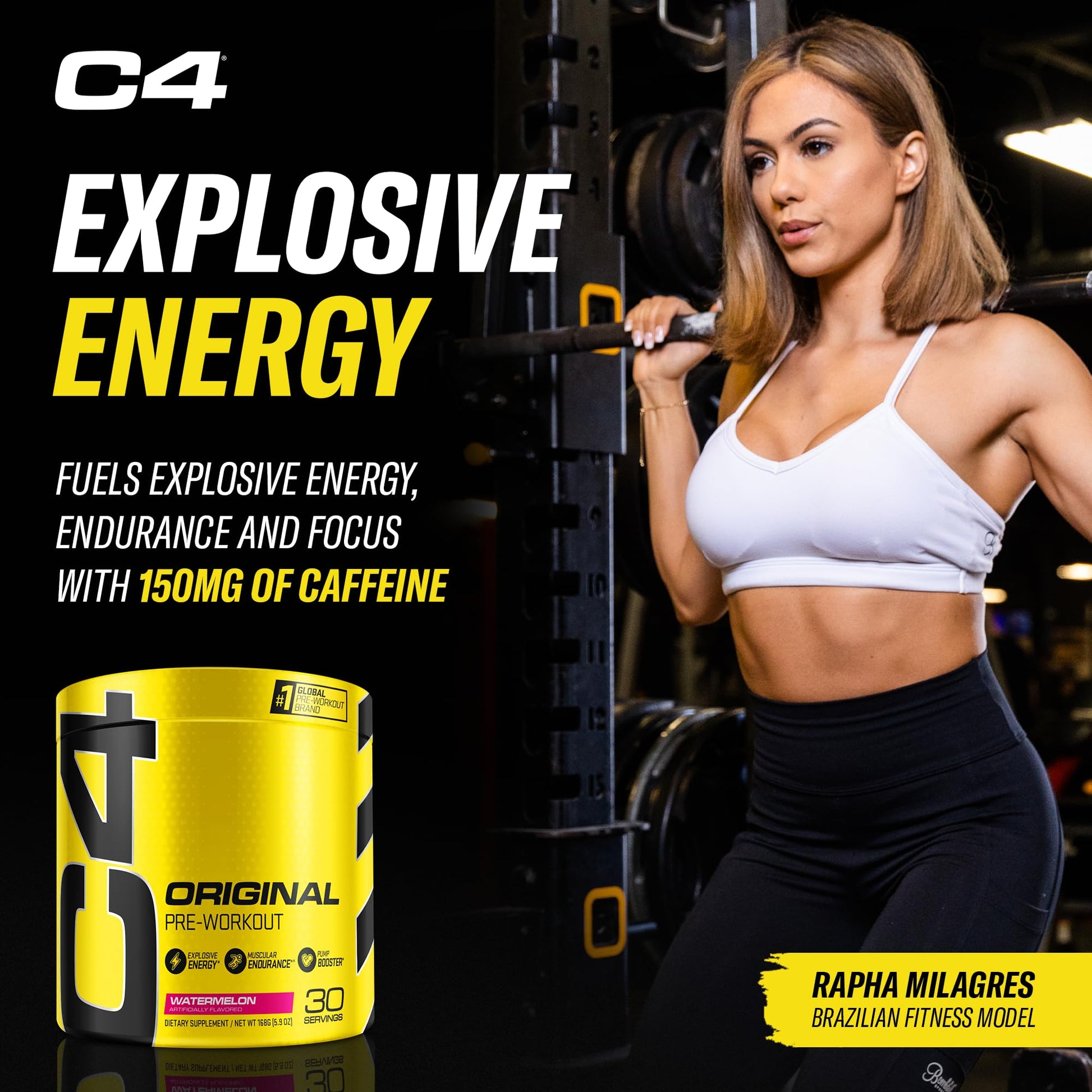Cellucor C4 Original Pre Workout Powder Watermelon Sugar Free Preworkout Energy Cellucor buy supplements canada