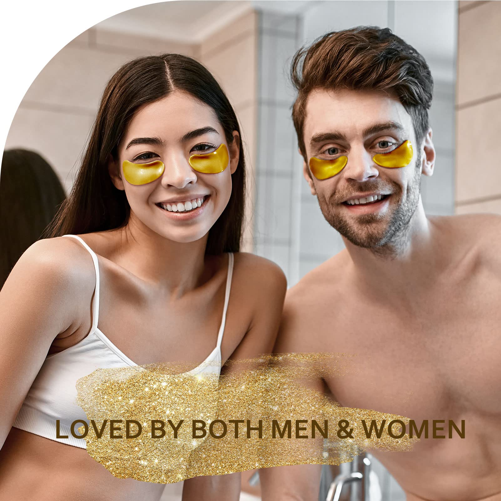 Taimand Under Eye Patches (30 Pairs), 24K Gold Under Eye Mask for Puffy Eyes, Dark Circles,Bags and Wrinkles with Collagen Taimand buy supplements canada